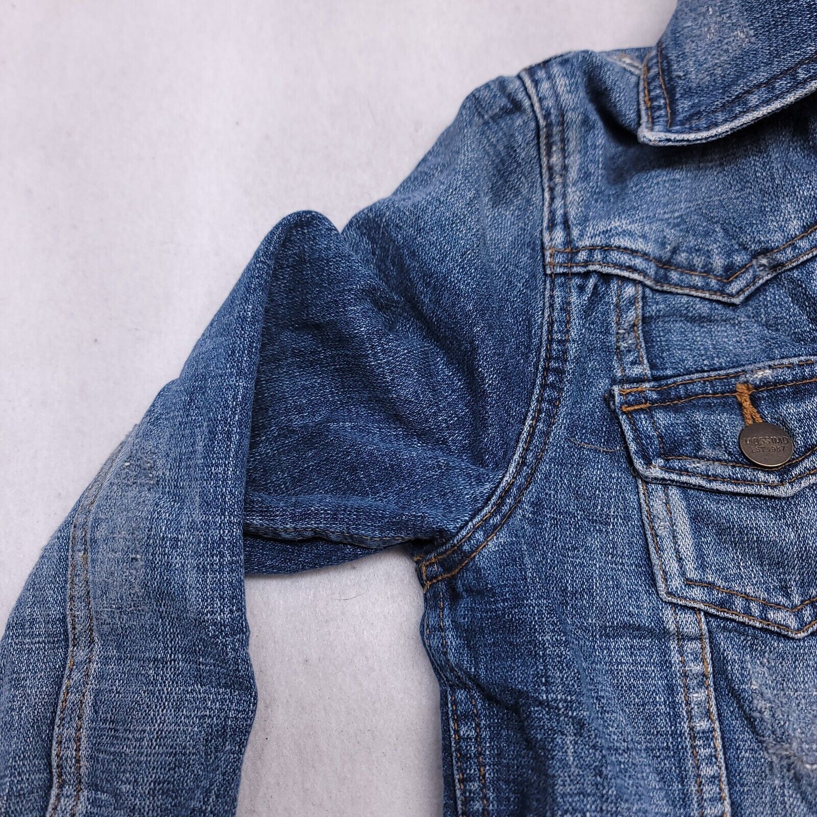 Mossimo Mossimo Button Up Denim Jacket Womens Size Small S Blue Size S / US 4 / IT 40 - 4 Thumbnail