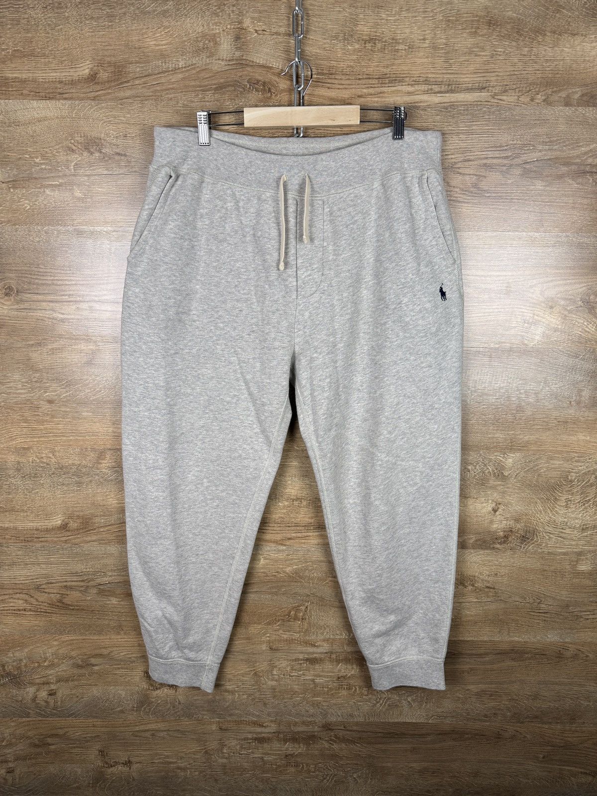 Polo Ralph Lauren Mens Vintage Polo Ralph Lauren sweatpants gray pants y2k Size US 36 / EU 52 - 1 Thumbnail