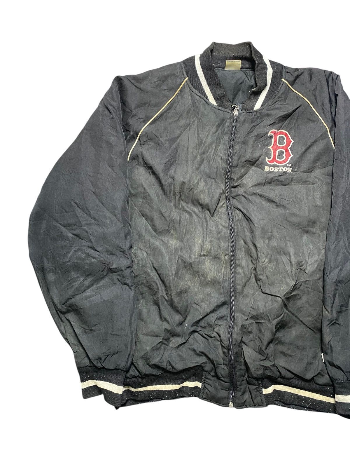 MLB VINTAGE MLB BOMBER JACKET BOSTON ZIPPER Size US XL / EU 56 / 4 - 4 Thumbnail