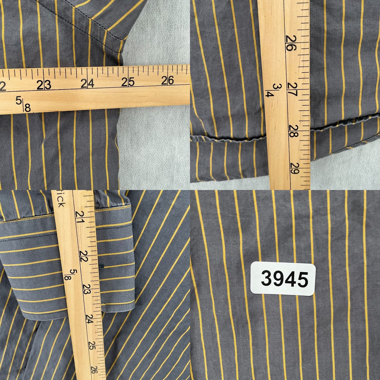 Vintage VINTAGE Maus & Hoffman Shirt Adult XL Stripe Button Up Long Sleeve Mens Gray Size US XL / EU 56 / 4 - 8 Thumbnail