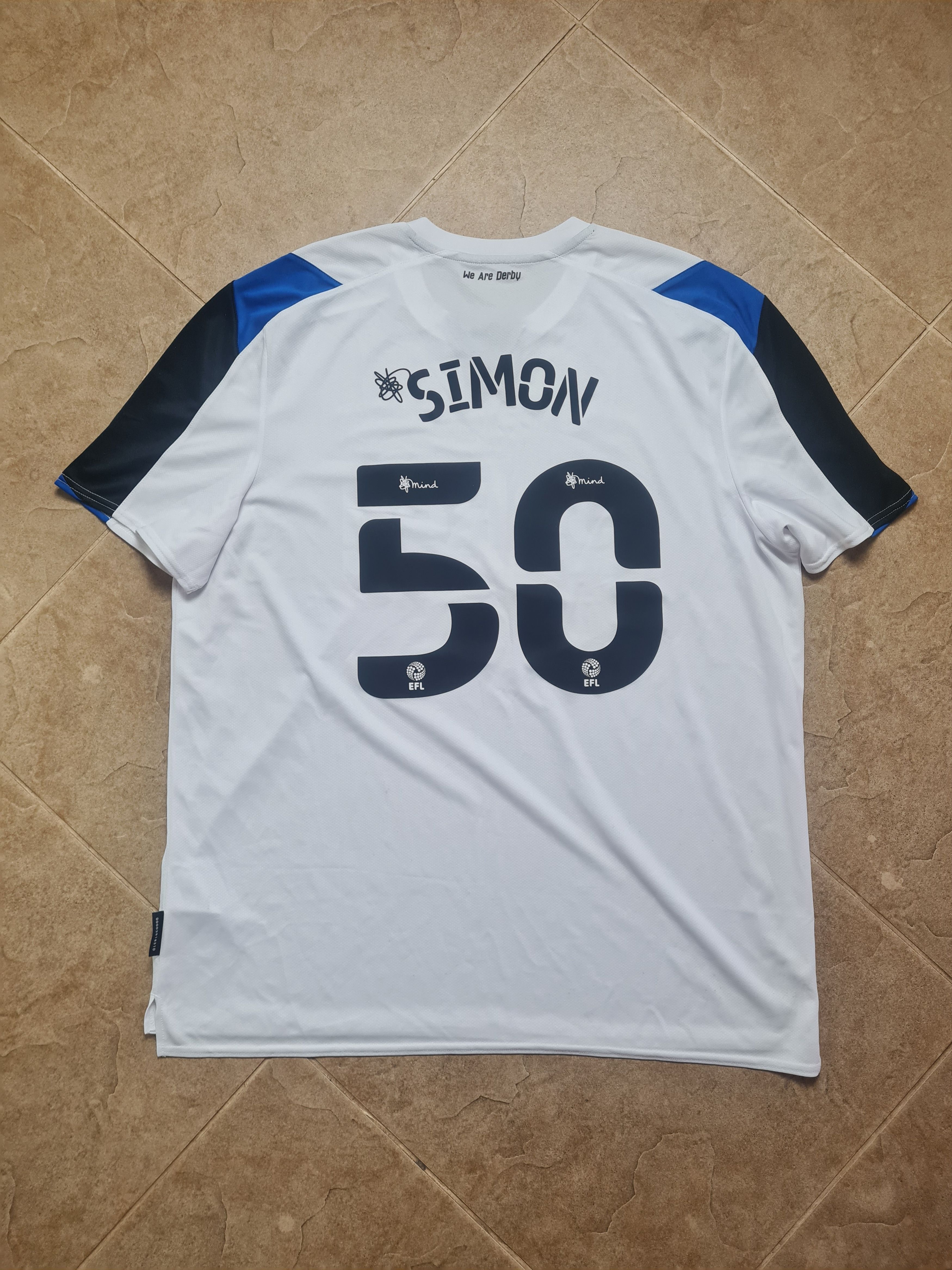 Umbro Soccer Jersey Derby County Football Shirt Umbro #50 Simon Size US XXL / EU 58 / 5 - 1 Thumbnail