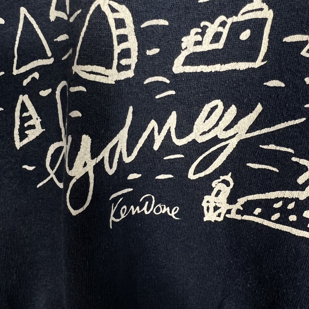 Vintage 90's KEN DONE Art Sydney Crewneck Sweatshirt #4022-C183 Size US S / EU 44-46 / 1 - 4 Thumbnail