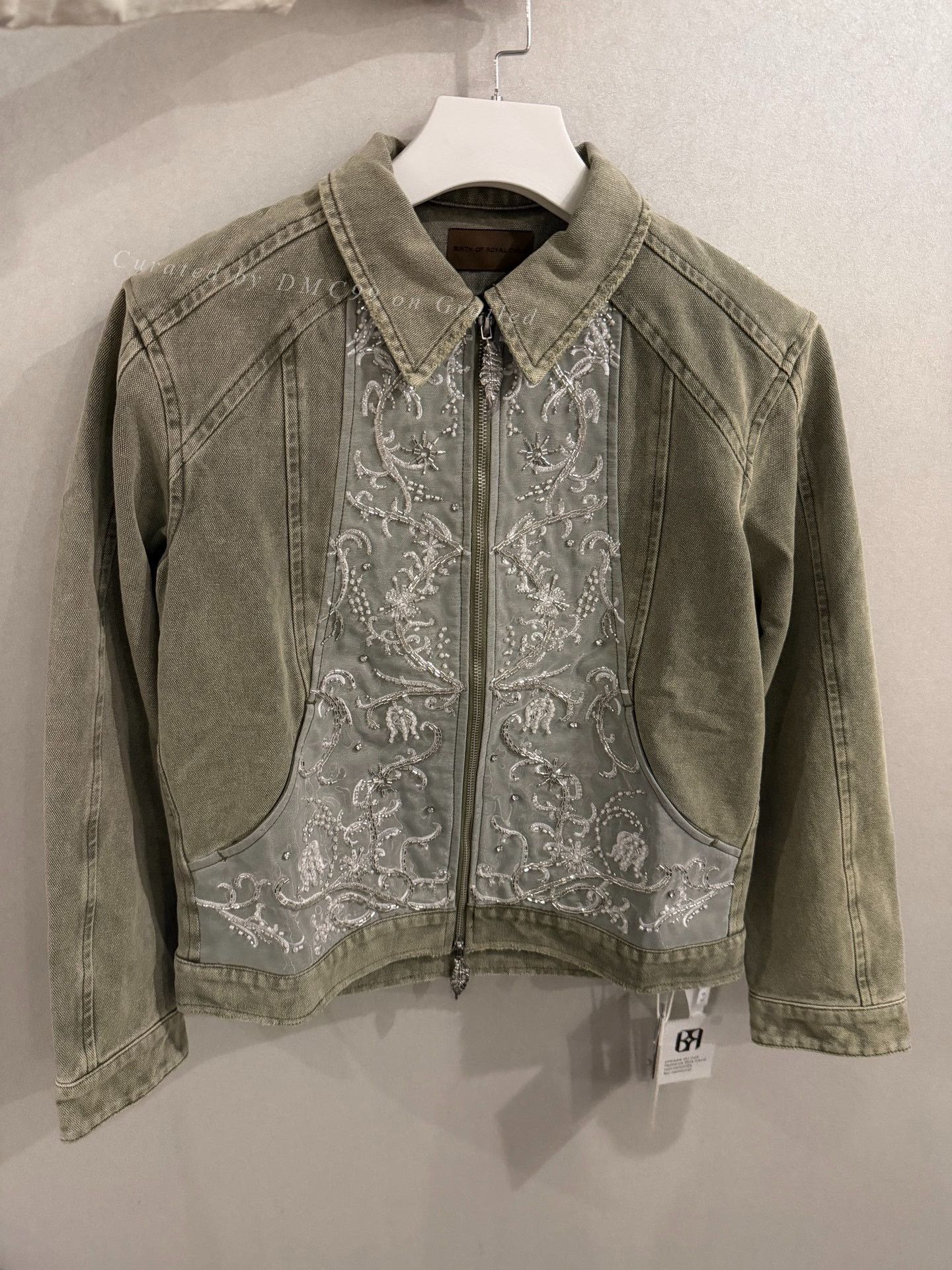 Vintage BORC Hand-Sewn Stud Embroidery Utility Jacket Size S / US 4 / IT 40 - 1 Thumbnail
