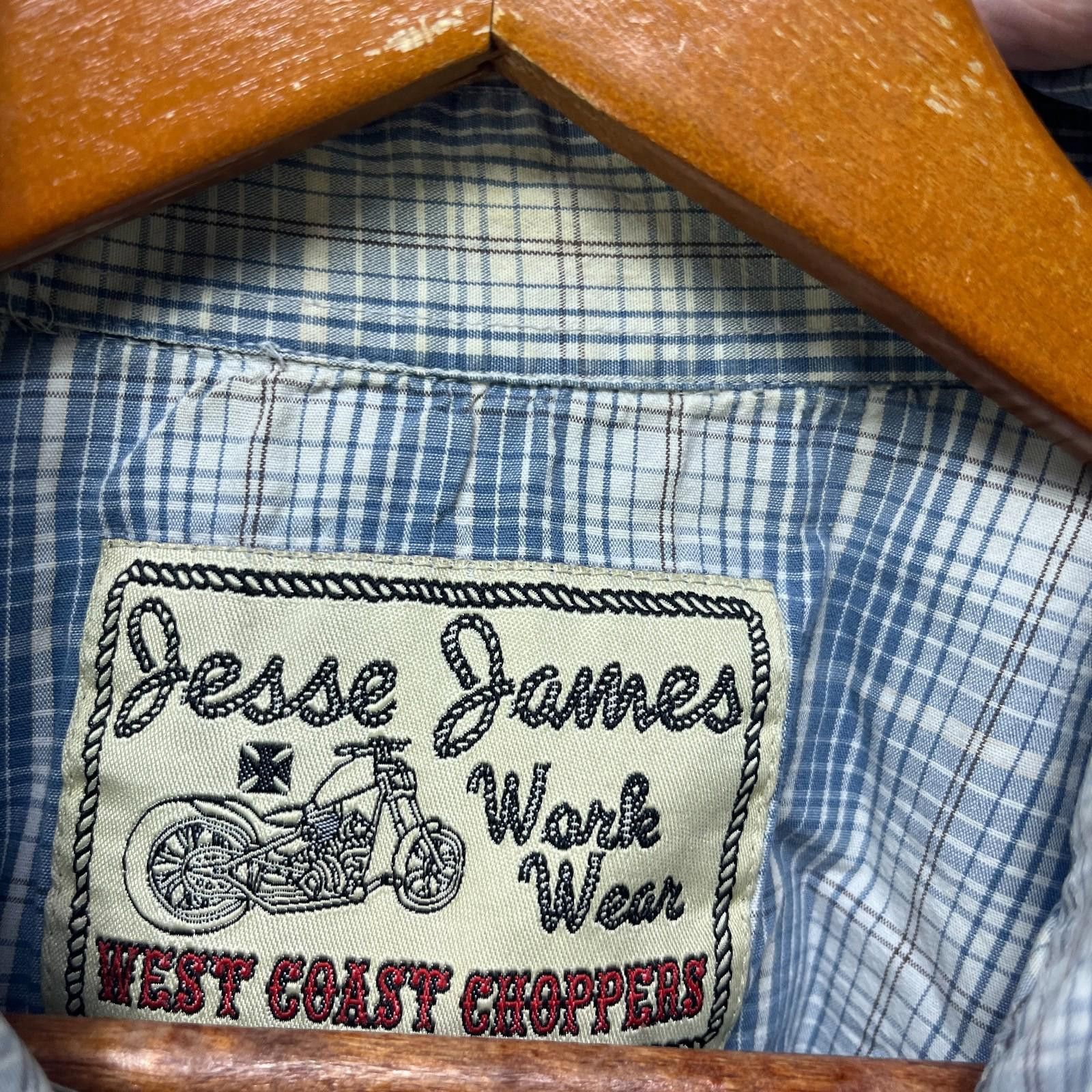 West Coast Choppers Vintage Jesse James West Coast Choppers Pearl Snap Shirt 2XL Size US XXL / EU 58 / 5 - 4 Thumbnail