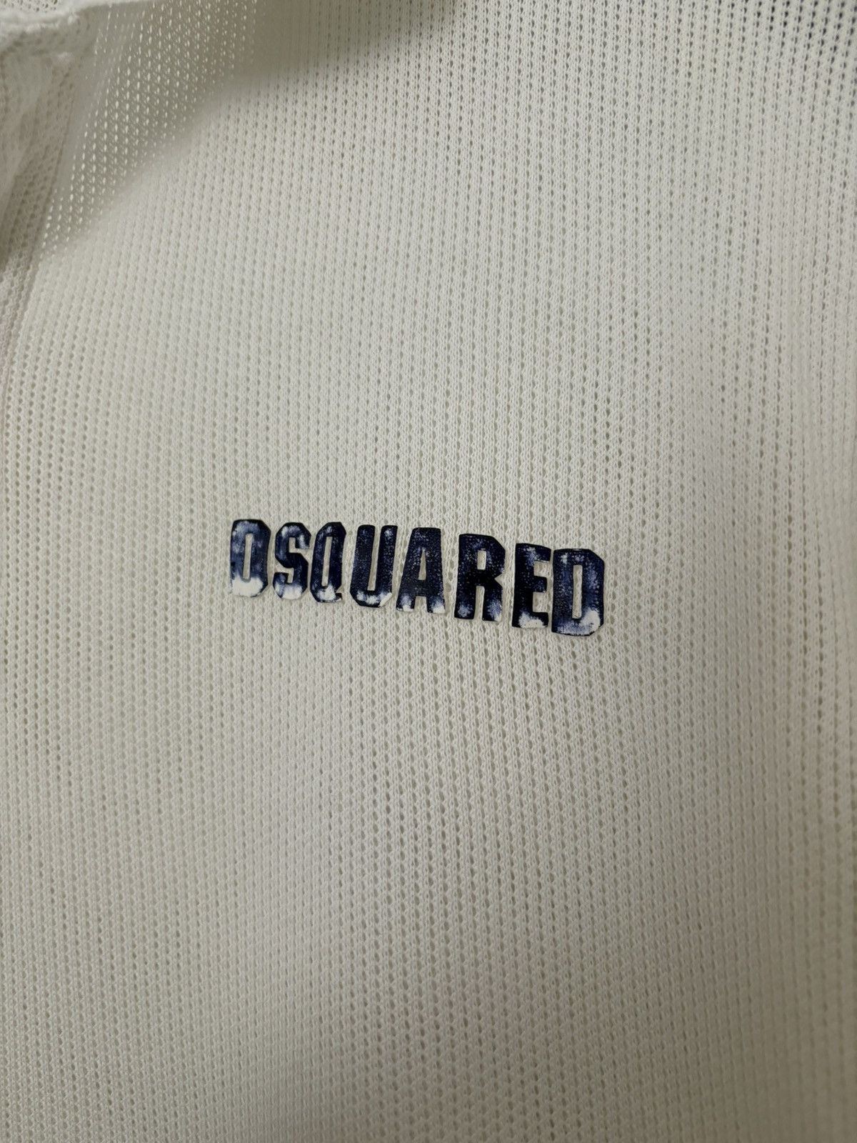 Dsquared2 RARE😝 Dsquared2 mesh polo shirt Vintage luxury glamour Size US L / EU 52-54 / 3 - 3 Thumbnail