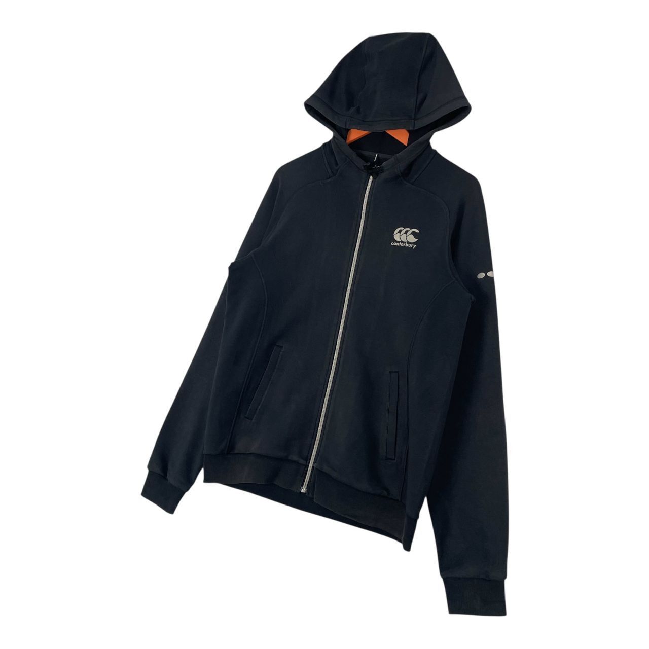 Canterbury of New Zealand Classic Canterbury Black Full Zip Hoodie Athletic Jacket Size US L / EU 52-54 / 3 - 2 Thumbnail