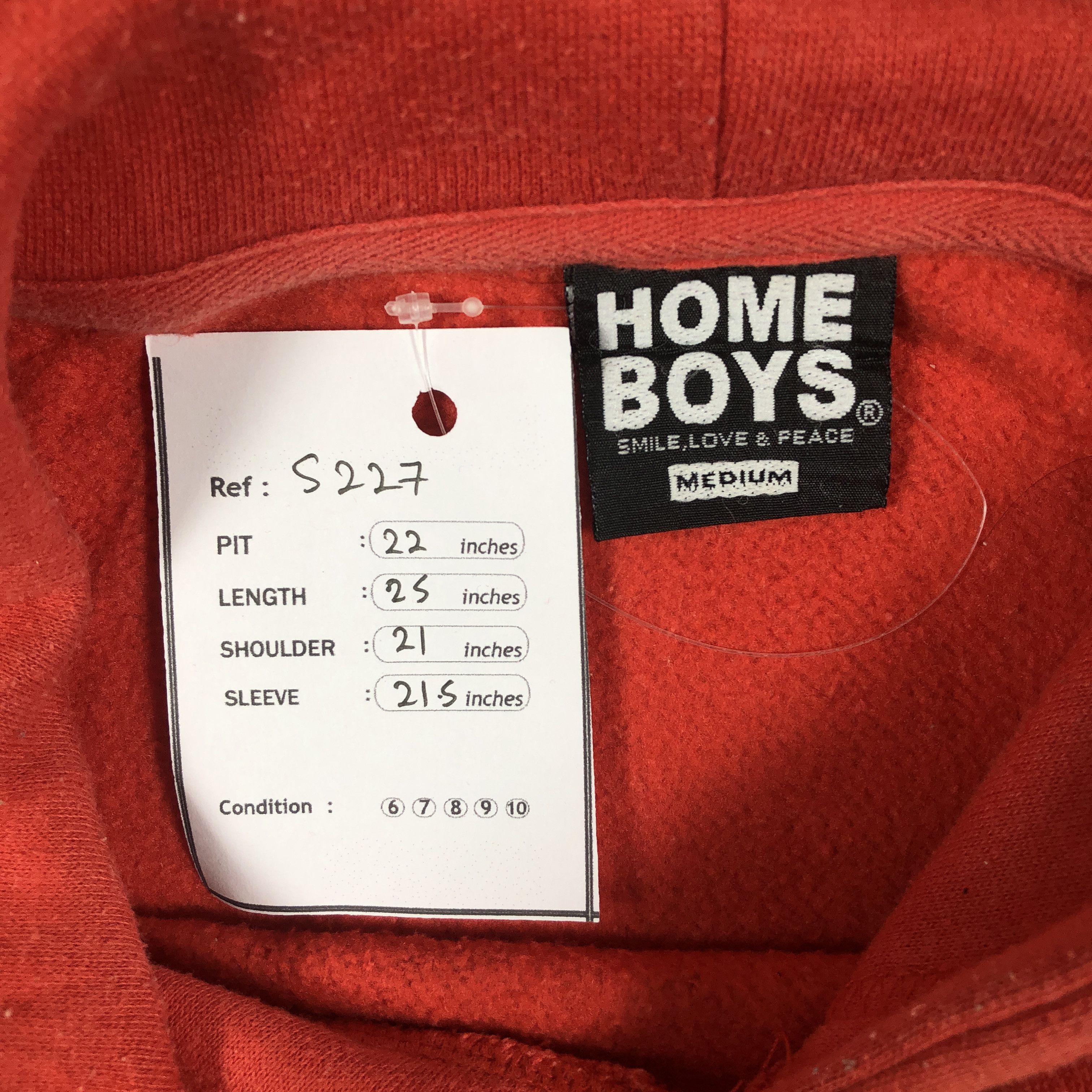 Vintage Vintage Home Boys Smiley Hoodies S227 Size US M / EU 48-50 / 2 - 5 Thumbnail