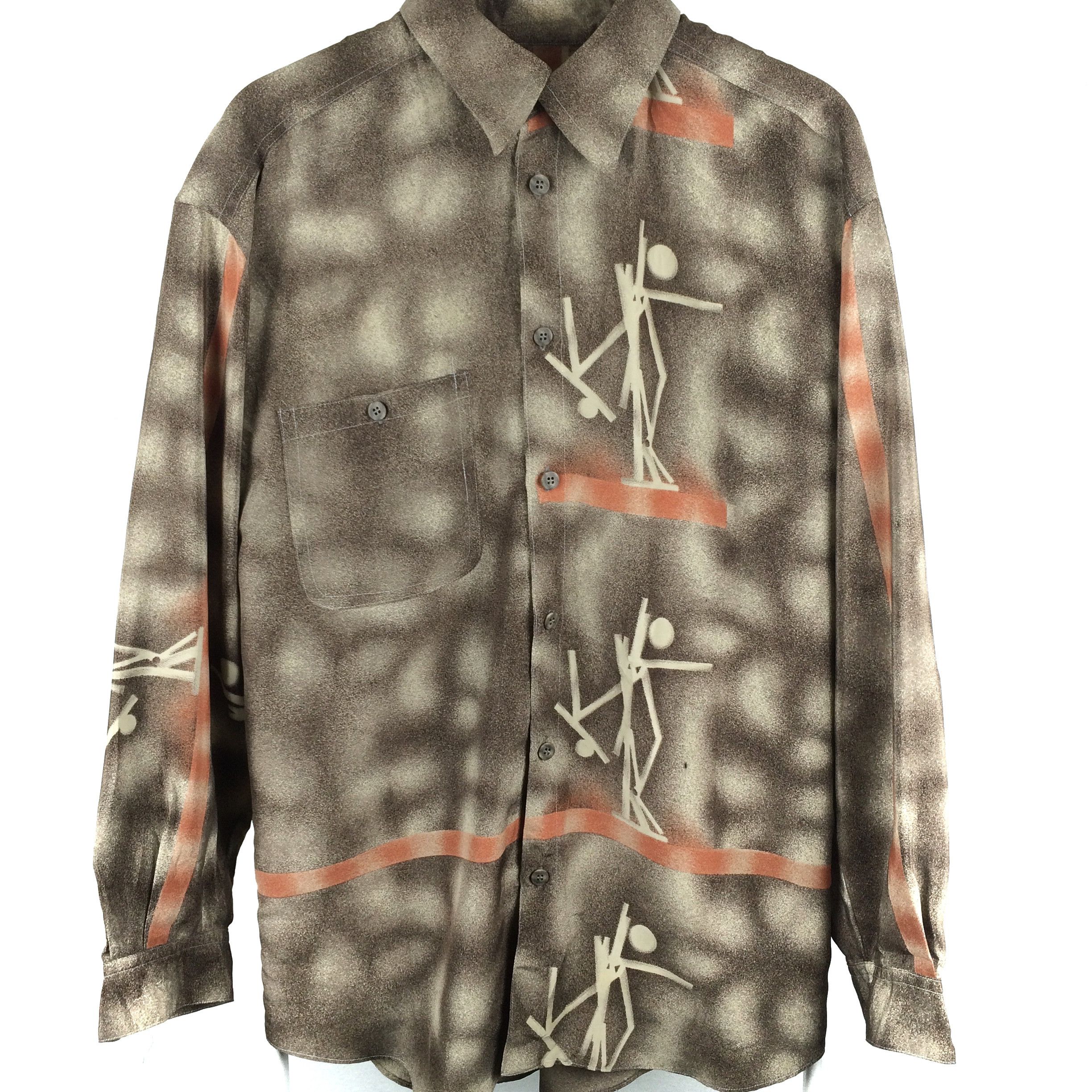 Designer × Japanese Brand × Vintage H45 BRATBYS JAPAN BRAND SHIRT YAKUZA STYLE Size US XL / EU 56 / 4 - 1 Thumbnail