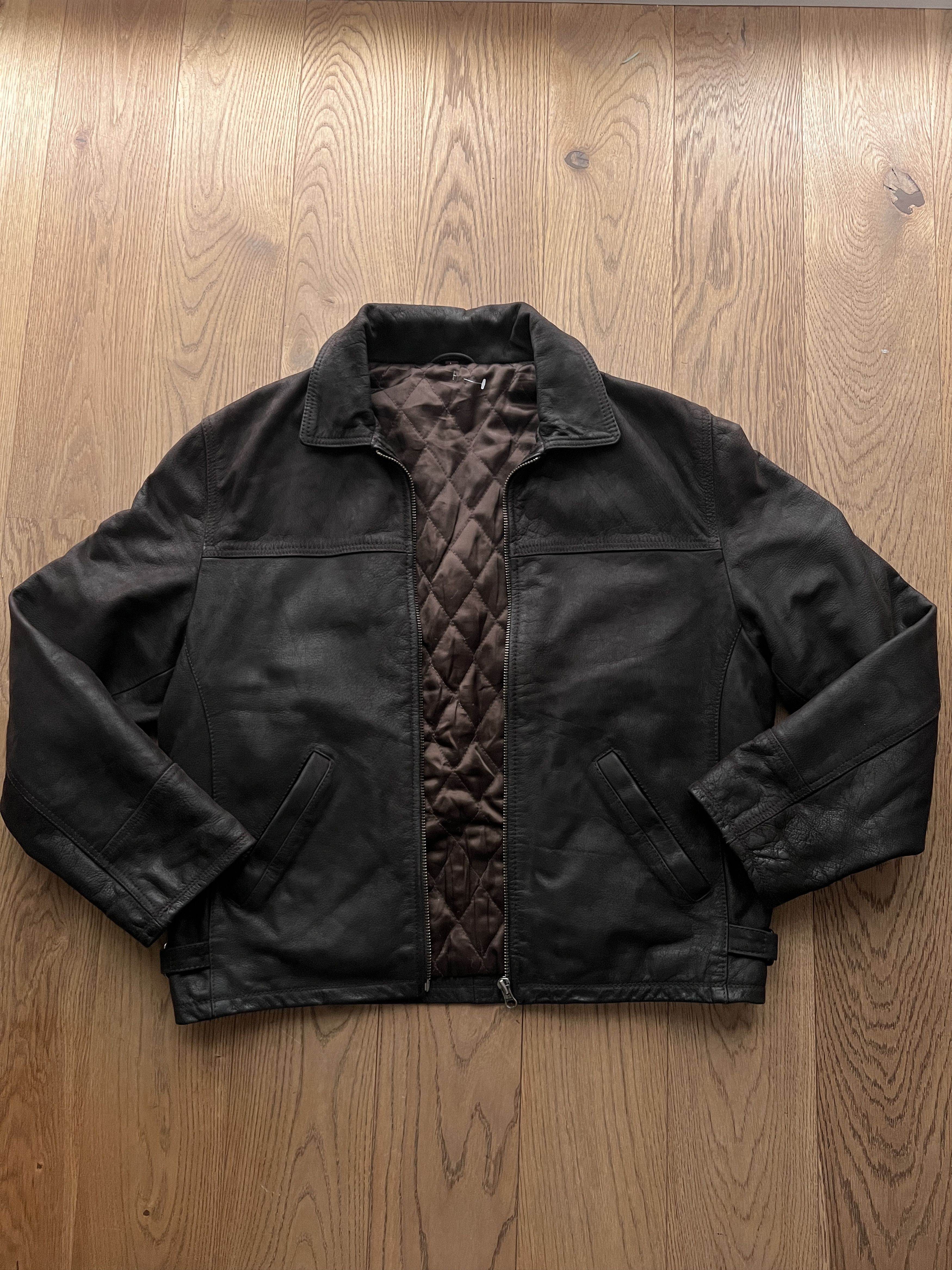 Hysteric Glamour Heavyweight vintage 90s boxy cropped bomber leather jacket L Size US L / EU 52-54 / 3 - 5 Thumbnail