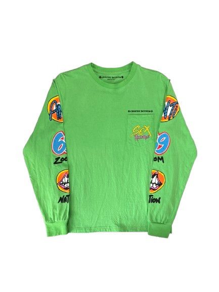 Chrome Hearts Sex Records Green Long Sleeve | Grailed