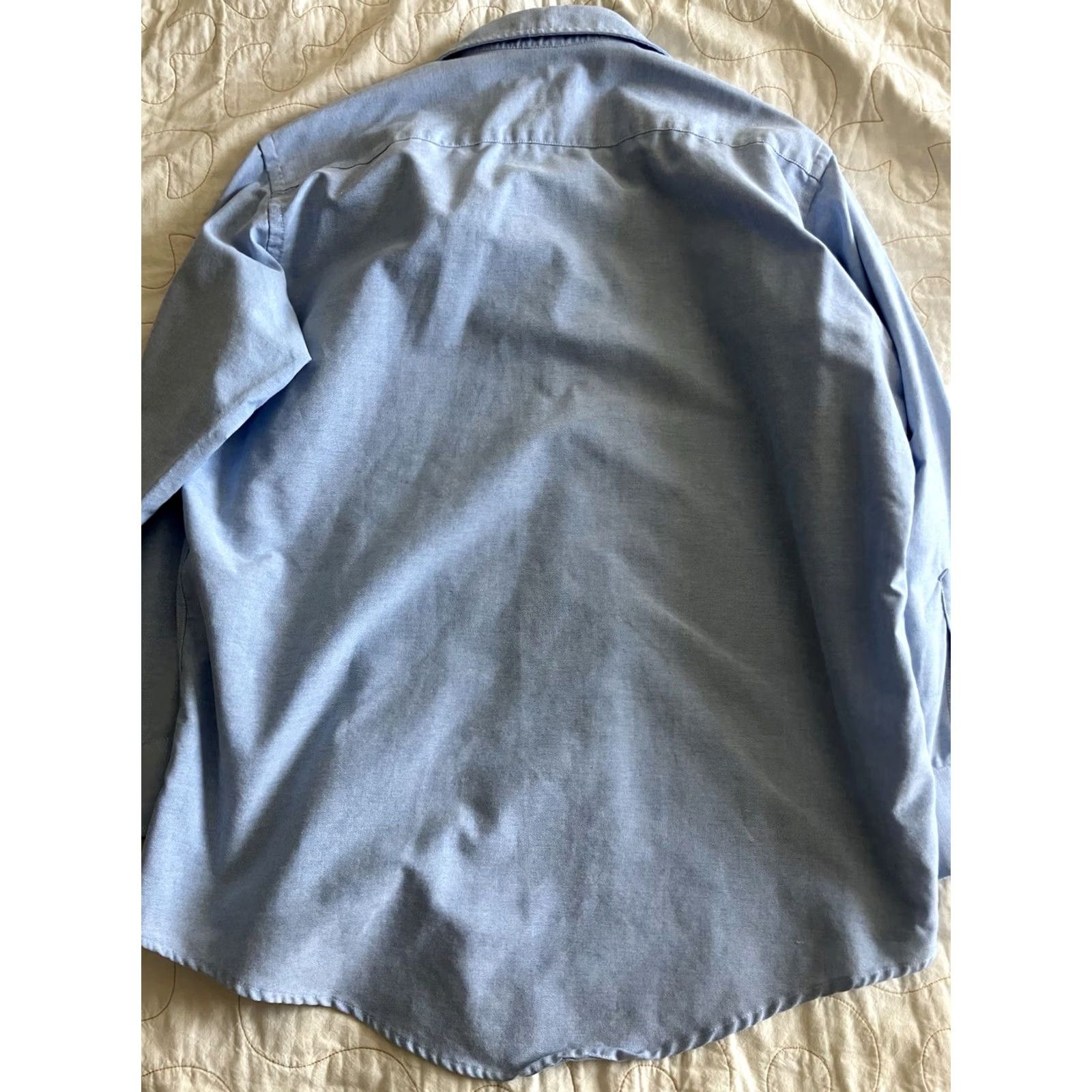 Vintage Manhattan Shirtmakers Shirt Men L Blue Cotton Knit Short Sleeve Embroidered Motorcycle Button-Up Casual Regular Size L Mens Size US L / EU 52-54 / 3 - 4 Thumbnail