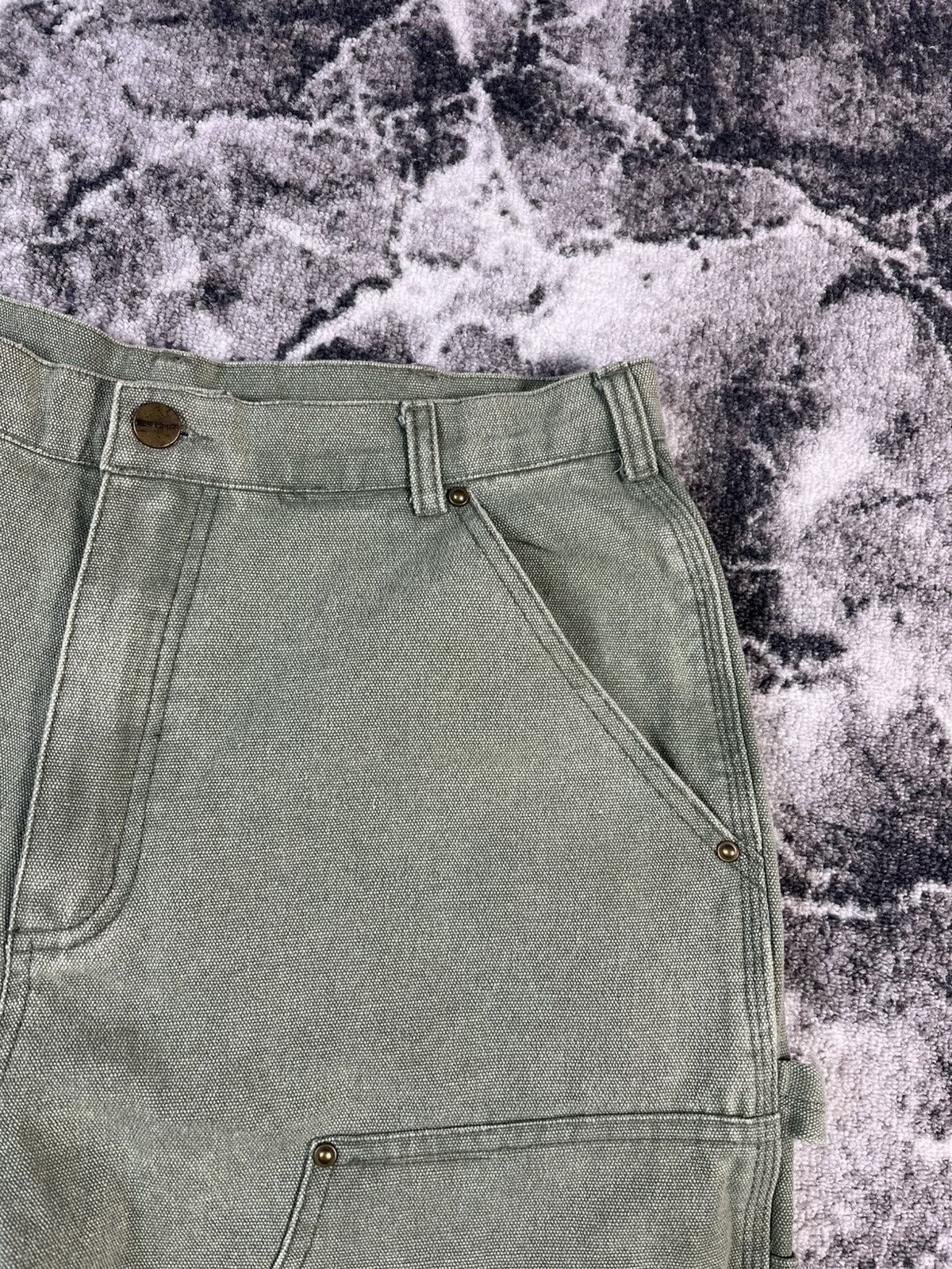 Carhartt Carhartt Green Work Pants Cargo Loose Fit W34 USA Size US 34 / EU 50 - 6 Thumbnail
