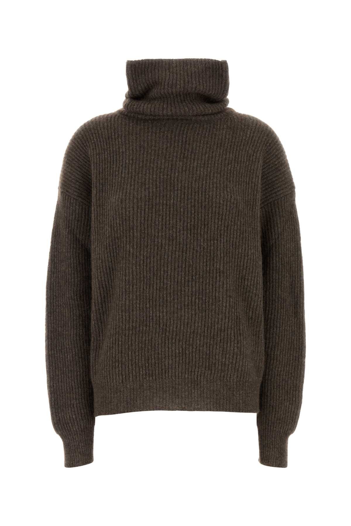 Uma Wang Brown Wool Raccoon Sweater Size XS / US 0-2 / IT 36-38 - 1 Thumbnail