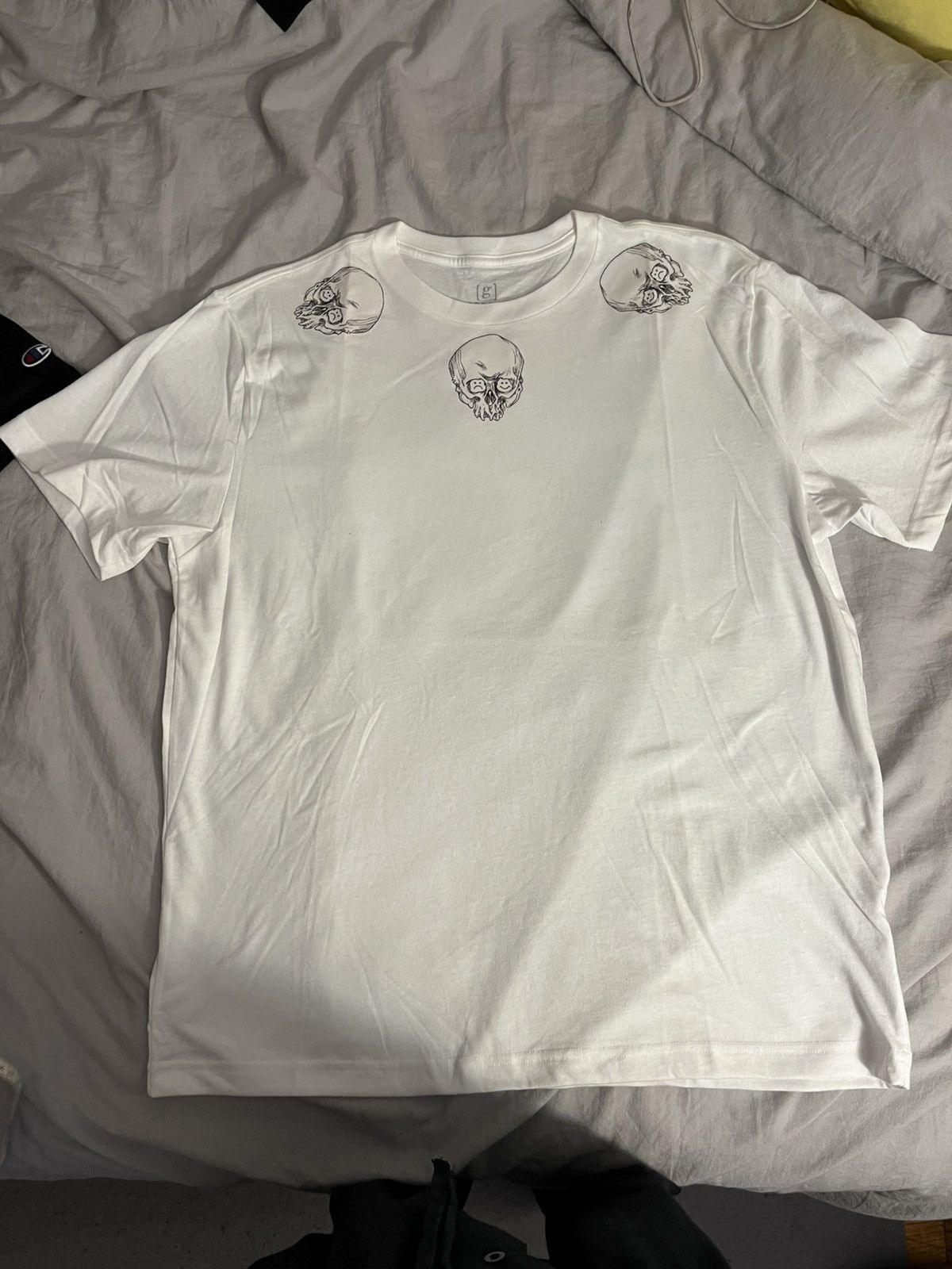 Other Chaotic studios white skull tee Size US L / EU 52-54 / 3 - 1 Thumbnail