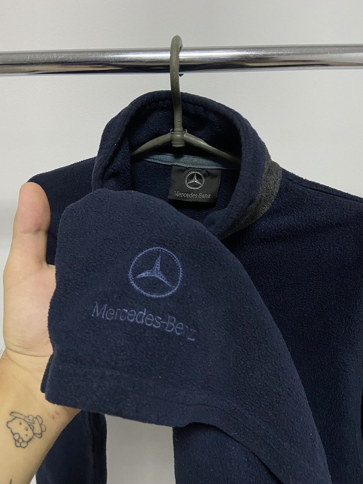 Mercedes-Benz × Vintage Mercedes Racing Sweatshirt Small Logo Vintage Fleece 1/3 Size US S / EU 44-46 / 1 - 8 Thumbnail