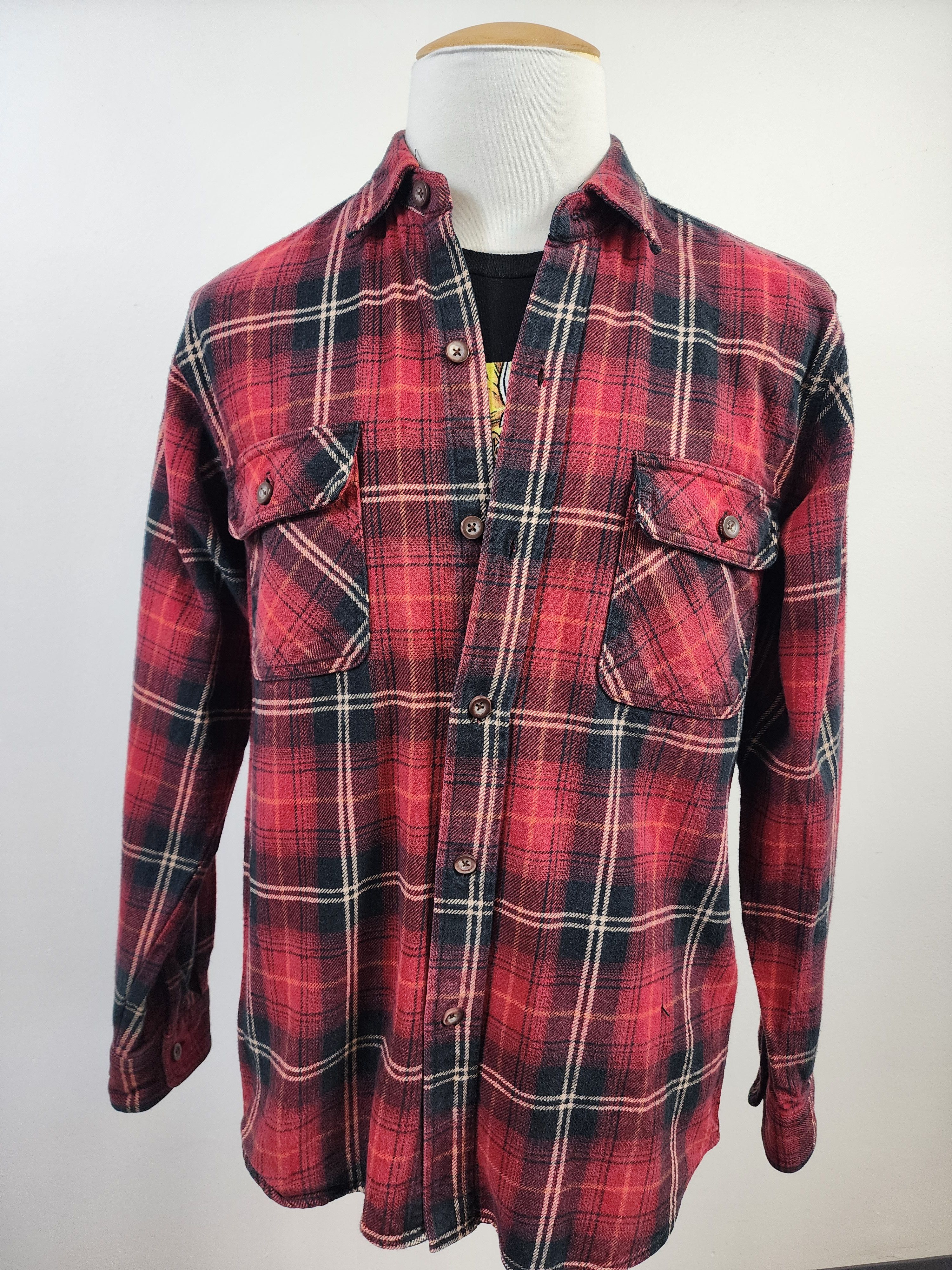 Lumberjack CE Schmidt Workwear Red Plaid Work Shacket Shirt Size US L / EU 52-54 / 3 - 1 Thumbnail