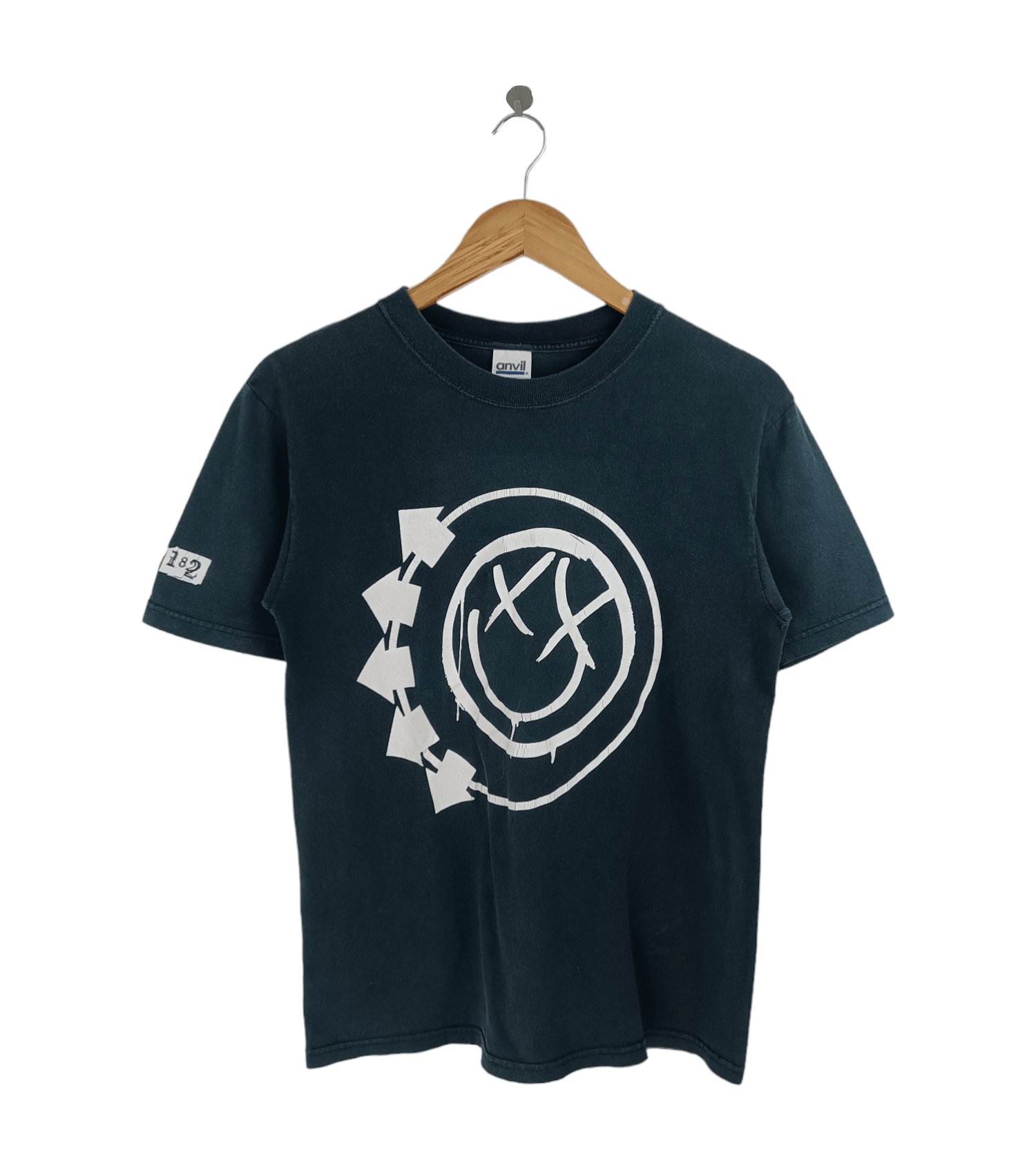 Band Tees VINTAGE Y2K BLINK 182 CLASSIC LOGO POP PUNK FADED SKATER 41 Size US S / EU 44-46 / 1 - 1 Thumbnail