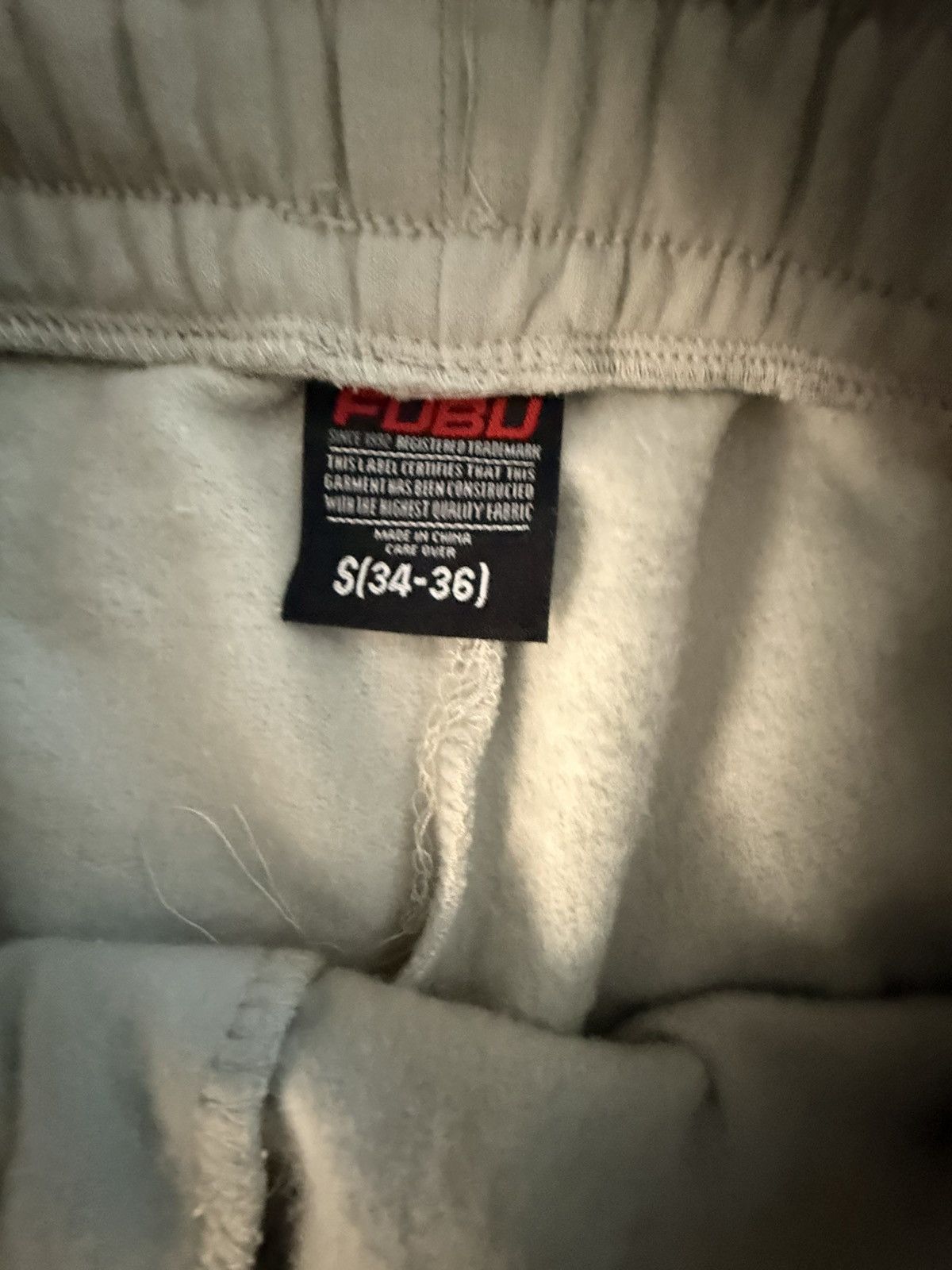 Fubu Y2K Fubu Logo Light Gray Sweat pants - Size Small Size US 34 / EU 50 - 3 Thumbnail