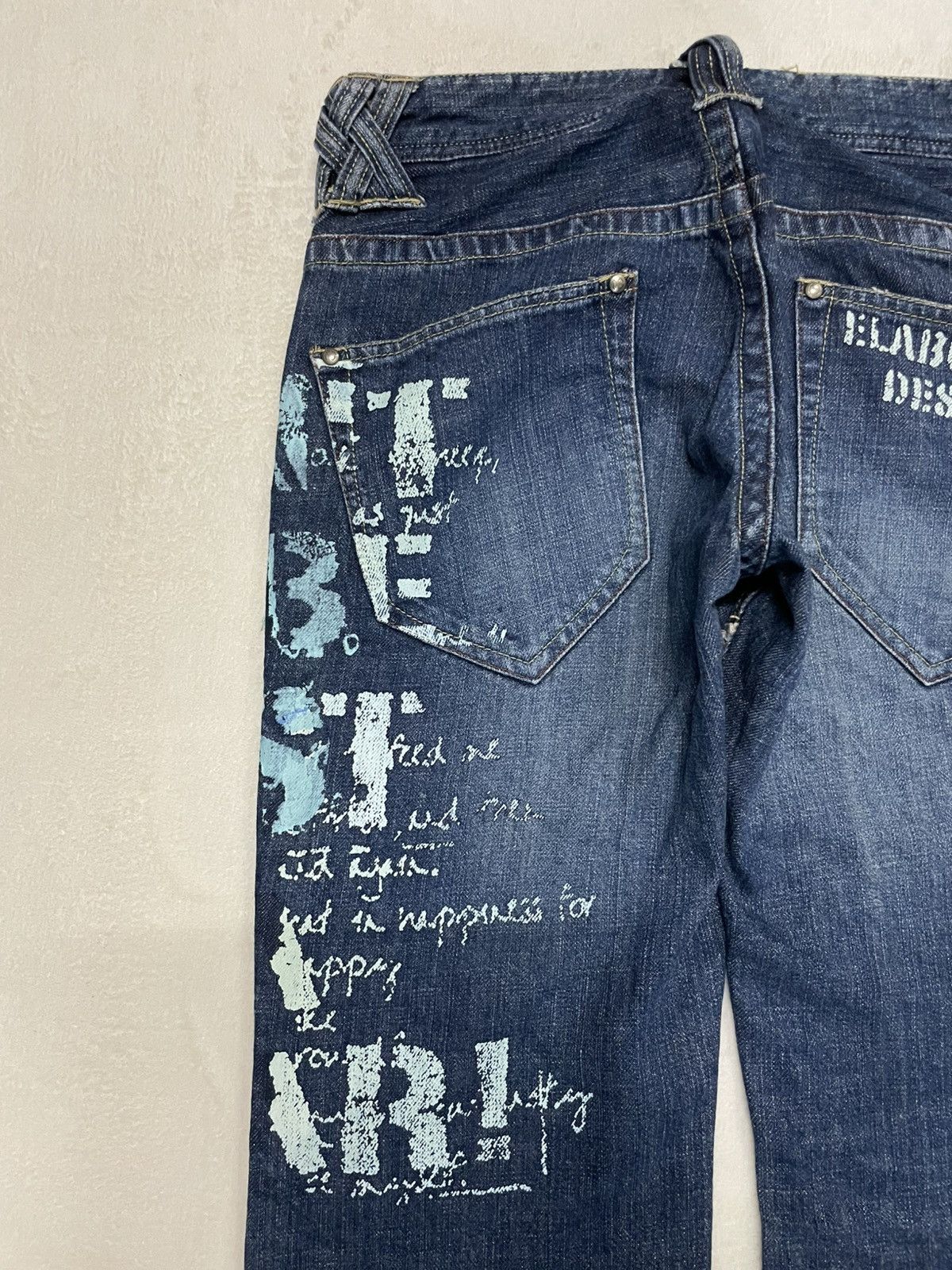Japanese Brand Vintage Nicole Club Boot Cut Denim Jeans Size US 31 - 16 Thumbnail