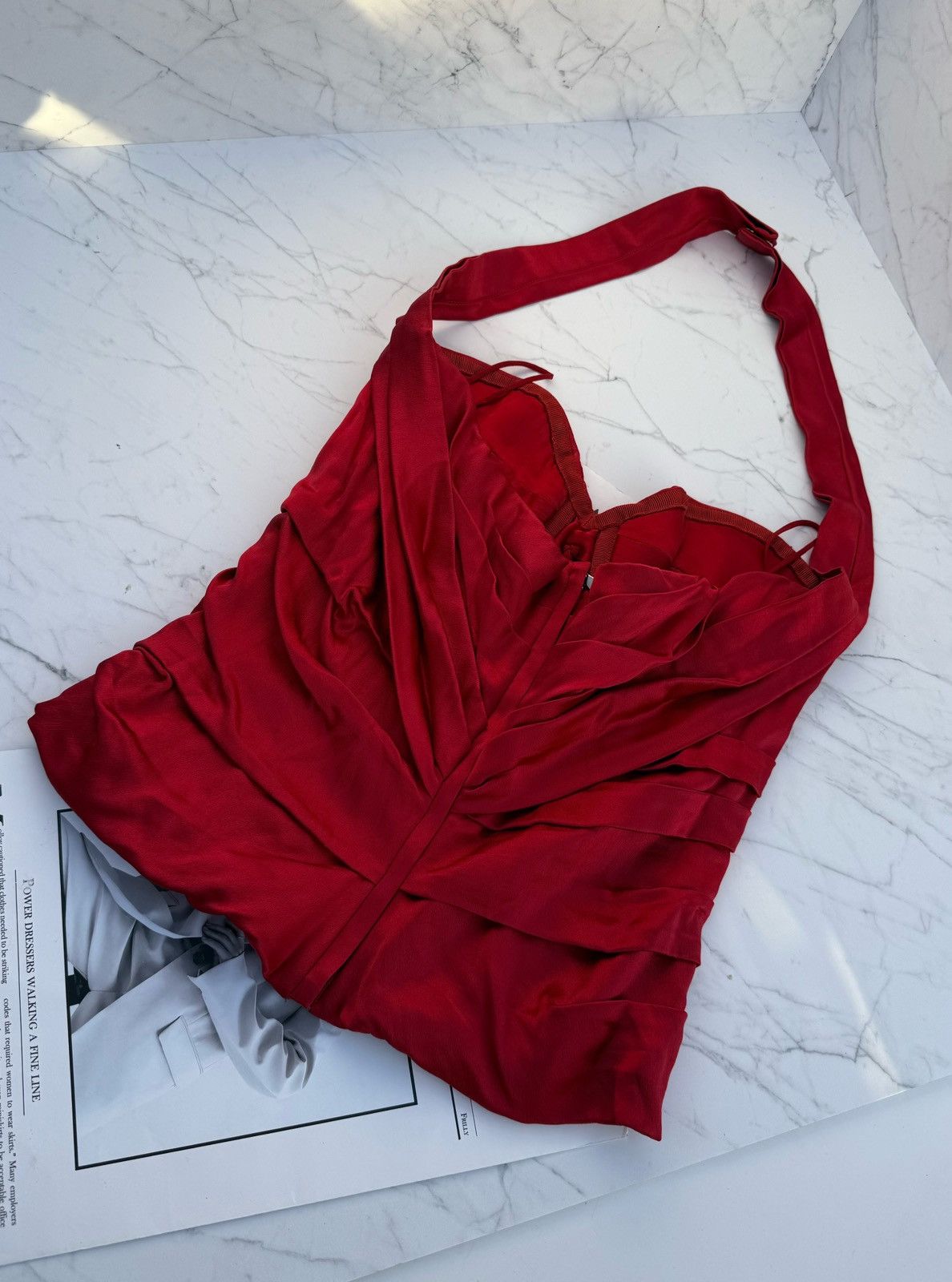 Dolce & Gabbana dolce & gabbana red top corset Size S / US 4 / IT 40 - 14 Thumbnail