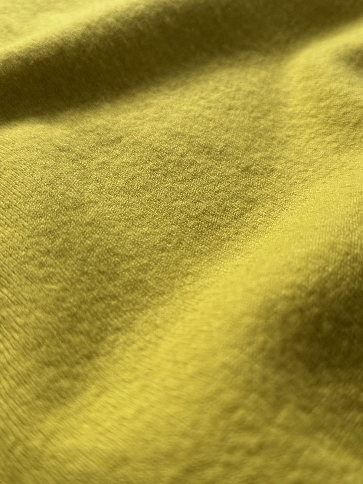 1990s Vintage Versace V2 Women's Wool Yellow Sweater