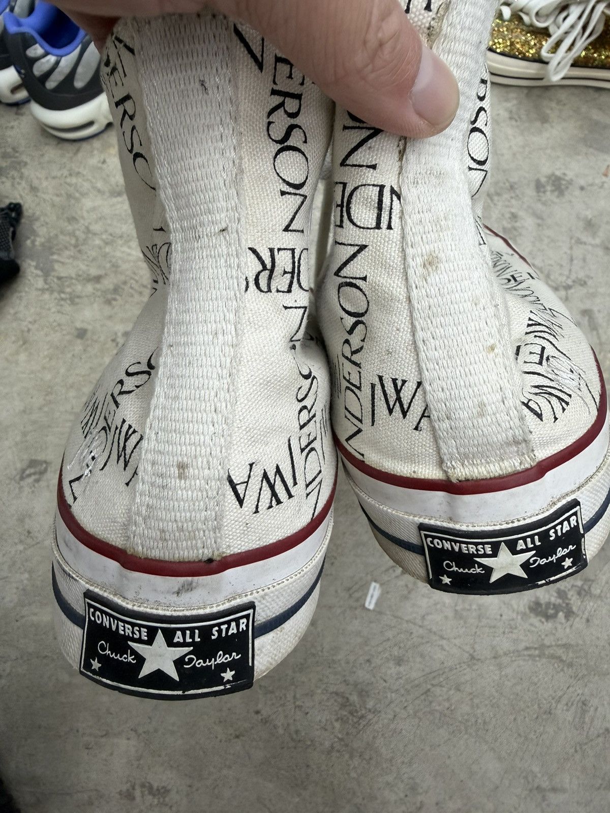 JW Anderson RARE SAMPLE JW Anderson Converse High Top White Size US 10.5 / EU 43-44 - 3 Thumbnail