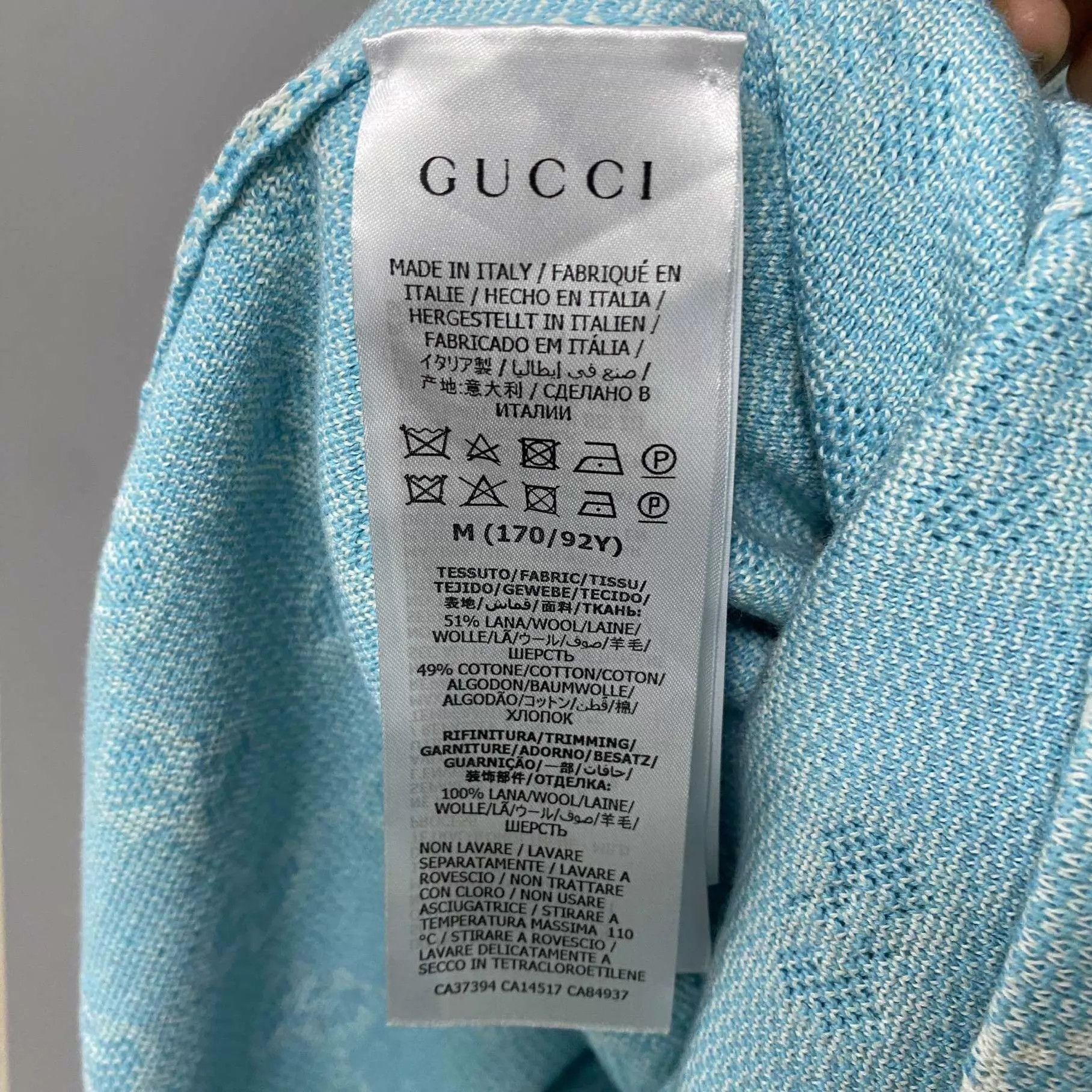 Gucci GUCCI Blue Allover Jacquard Dress M Size M / US 6-8 / IT 42-44 - 5 Thumbnail