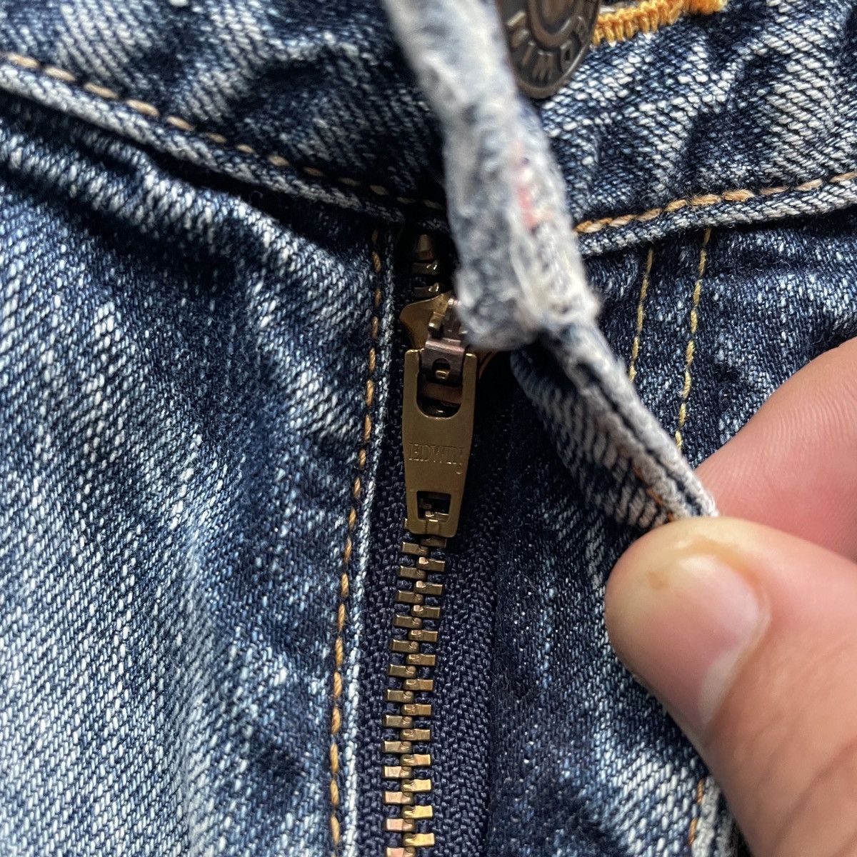 Edwin × Jean × Vintage W32x30💥 Vintage Edwin Faded Denim Jeans Pants Hot Items Size US 32 / EU 48 - 7 Thumbnail