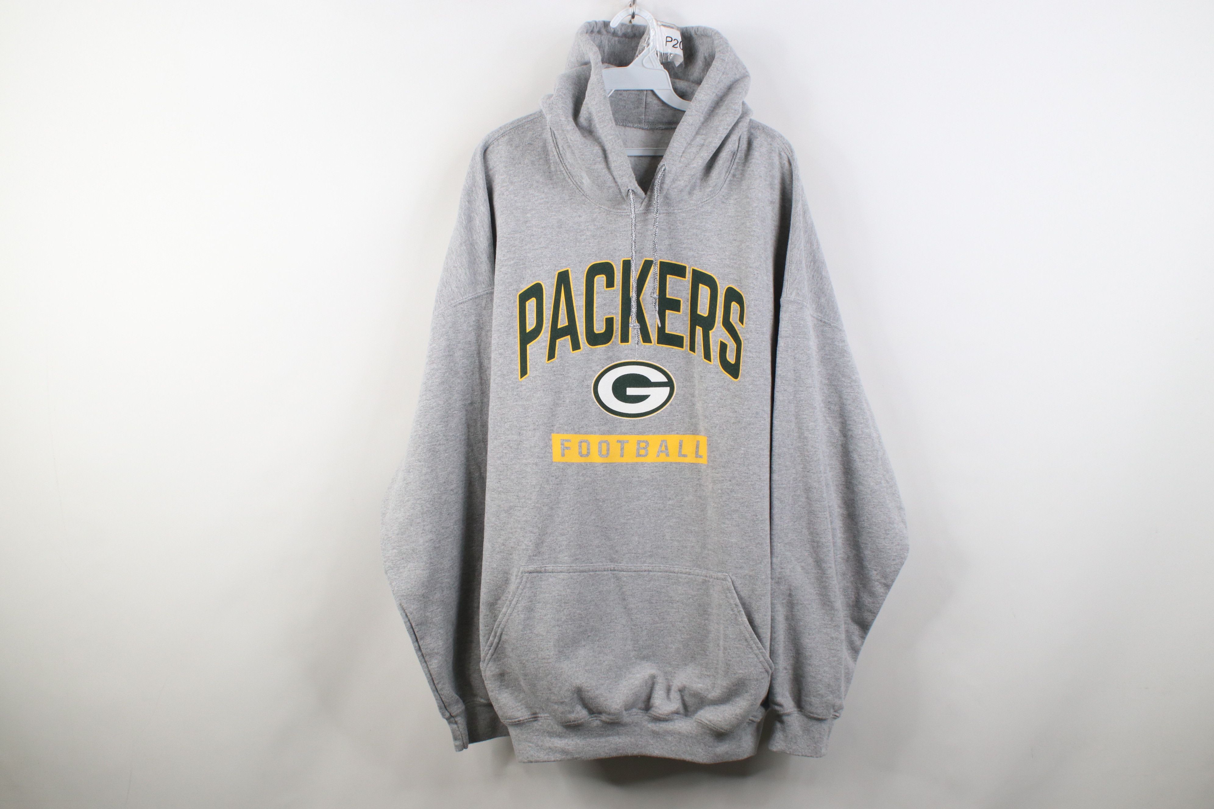 Vintage Vintage 90s Green Bay Packers Football Hoodie Sweatshirt Size US XXL / EU 58 / 5 - 1 Thumbnail