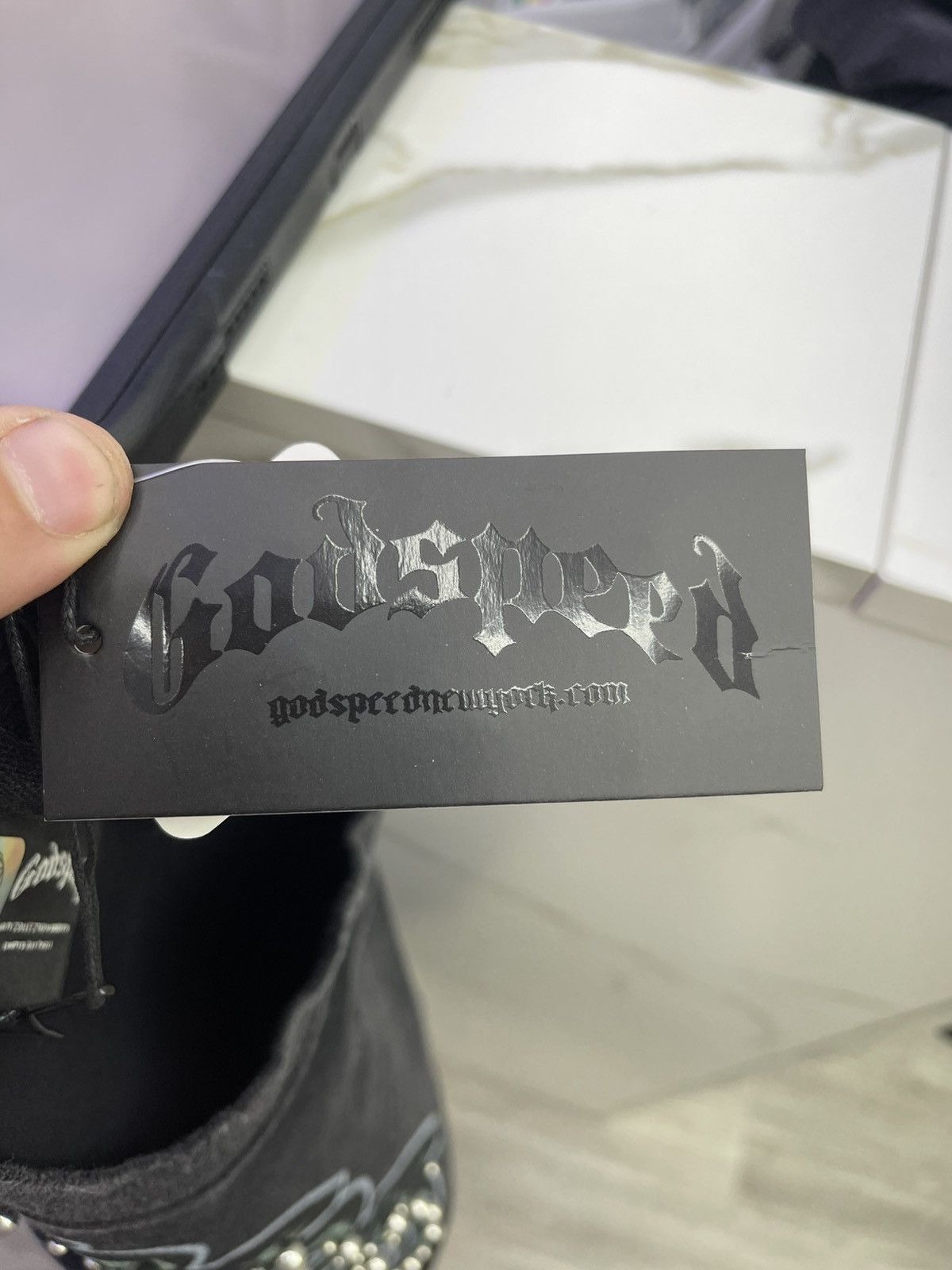 Godspeed Tee Godspeed logo (black/Green) Size US S / EU 44-46 / 1 - 4 Thumbnail
