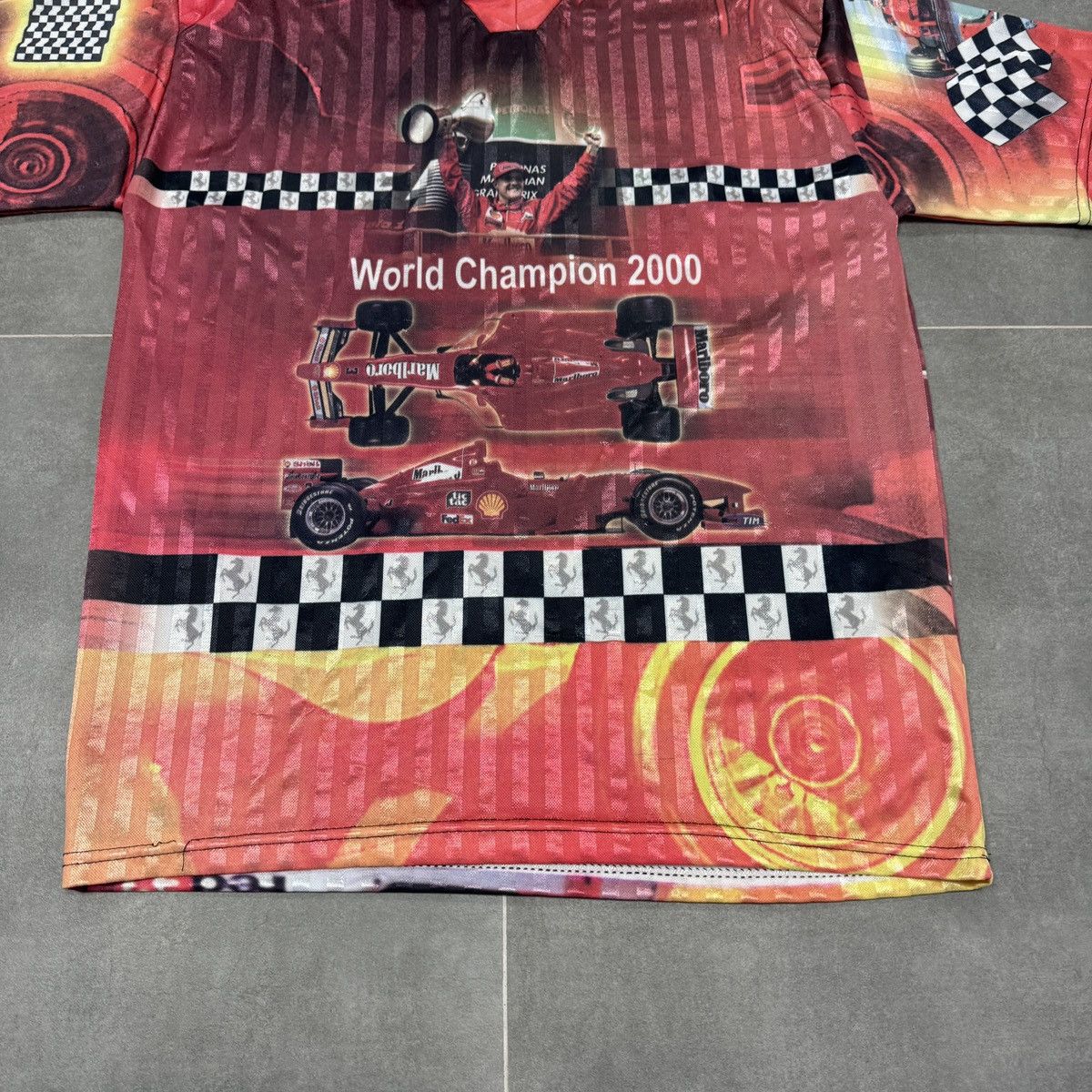 Ferrari × Formula 1 × Vintage Vintage Ferrari Michael Schumacher Shummy Racing Shirt Sz L Size US L / EU 52-54 / 3 - 4 Thumbnail