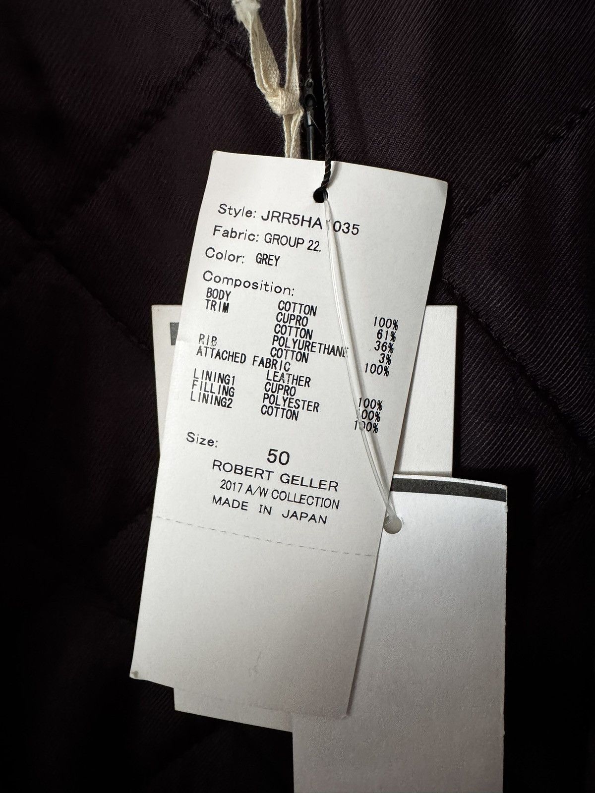 Robert Geller Robert Geller Belted Cotton Bomber Size US L / EU 52-54 / 3 - 5 Thumbnail