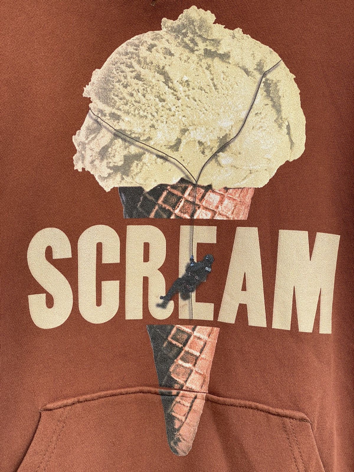 Vintage Milkboy Scream POLIZE Brown Sun Faded Hoodies