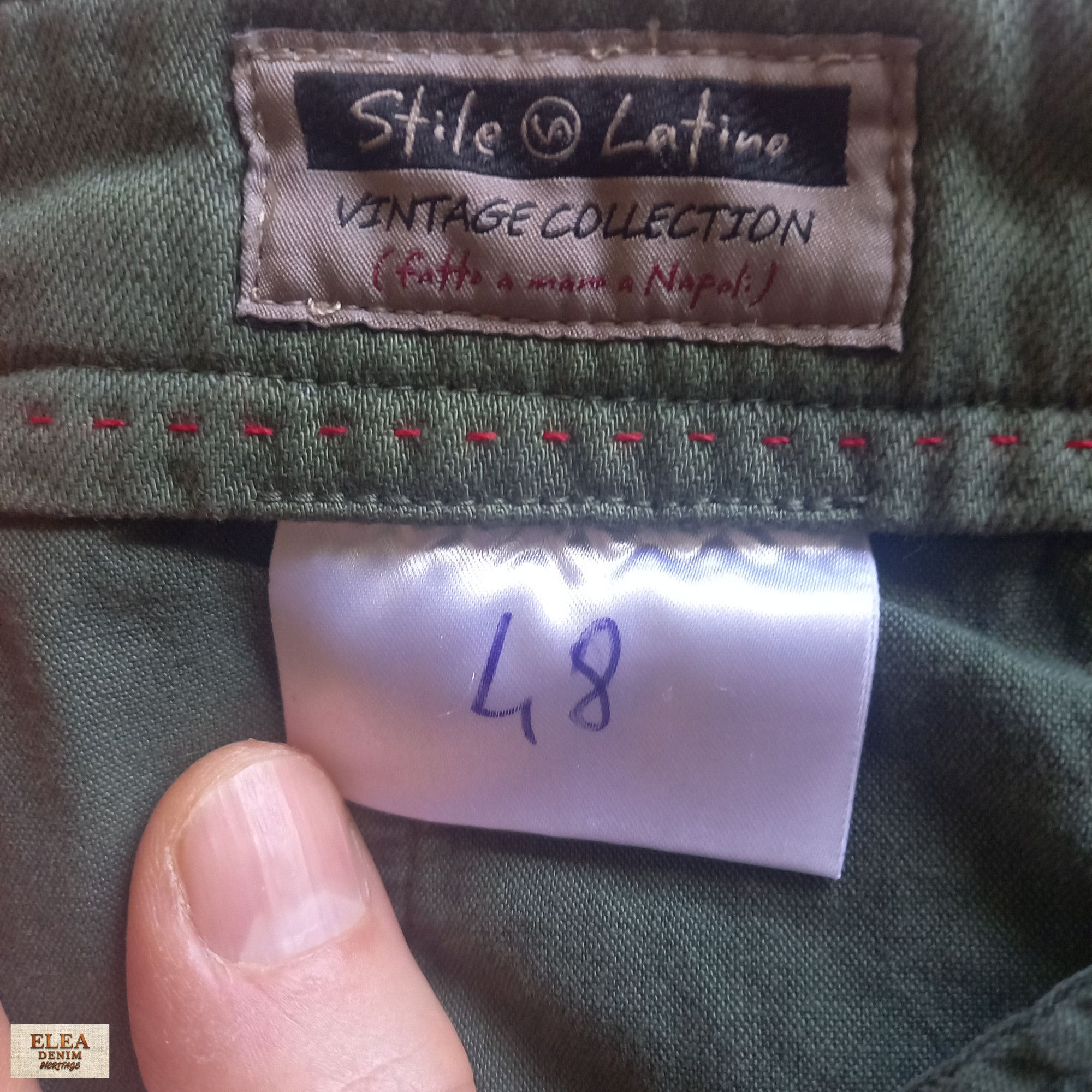 Stile Latino Stile Latino Napoli Trousers 48 Handmade V.Attolini NWT Size US 34 / EU 50 - 8 Thumbnail