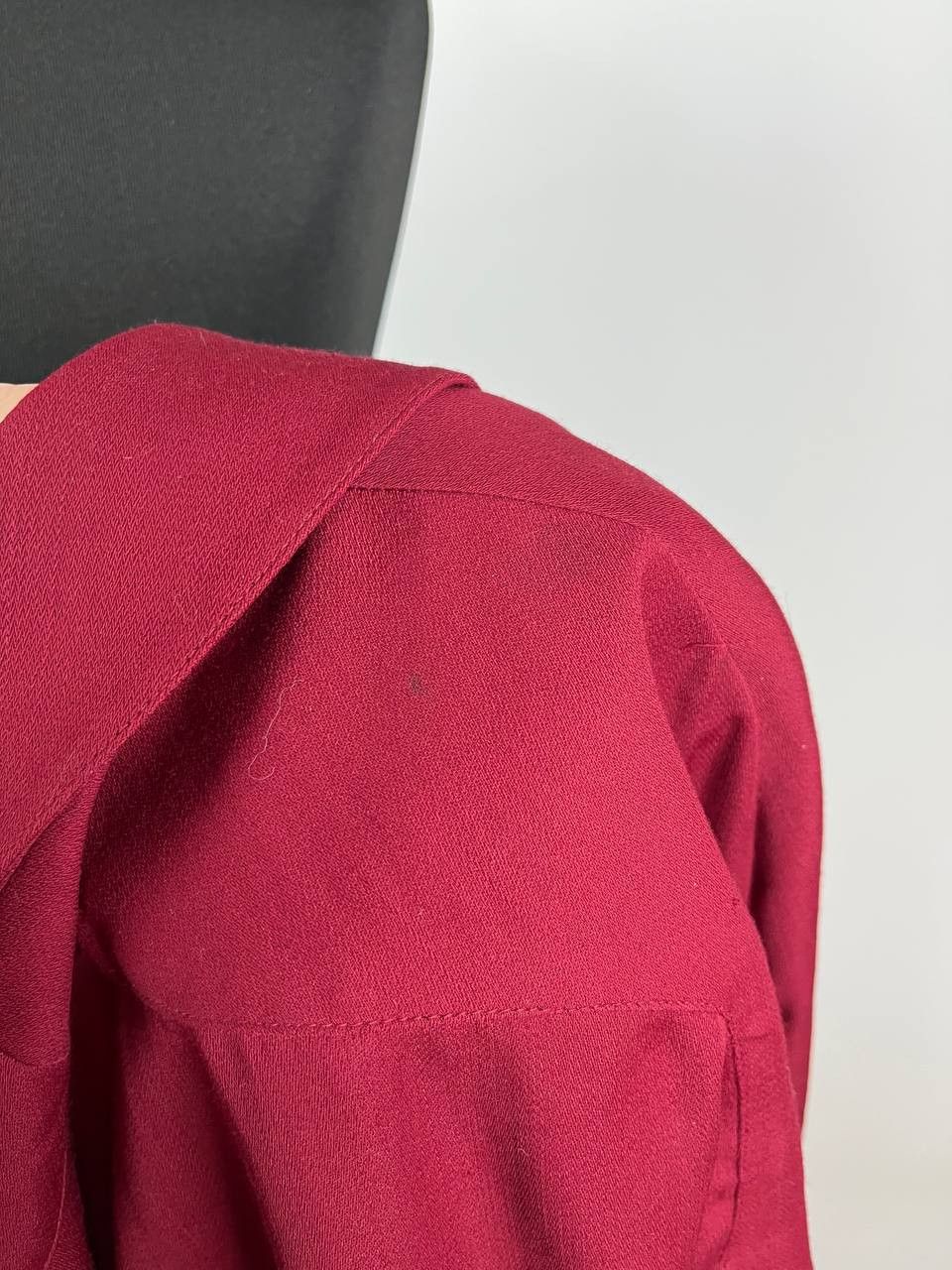 Thierry Mugler Archive Thierry Mugler Paris Burgundy Wool Blazer Dress Size M / US 6-8 / IT 42-44 - 8 Thumbnail