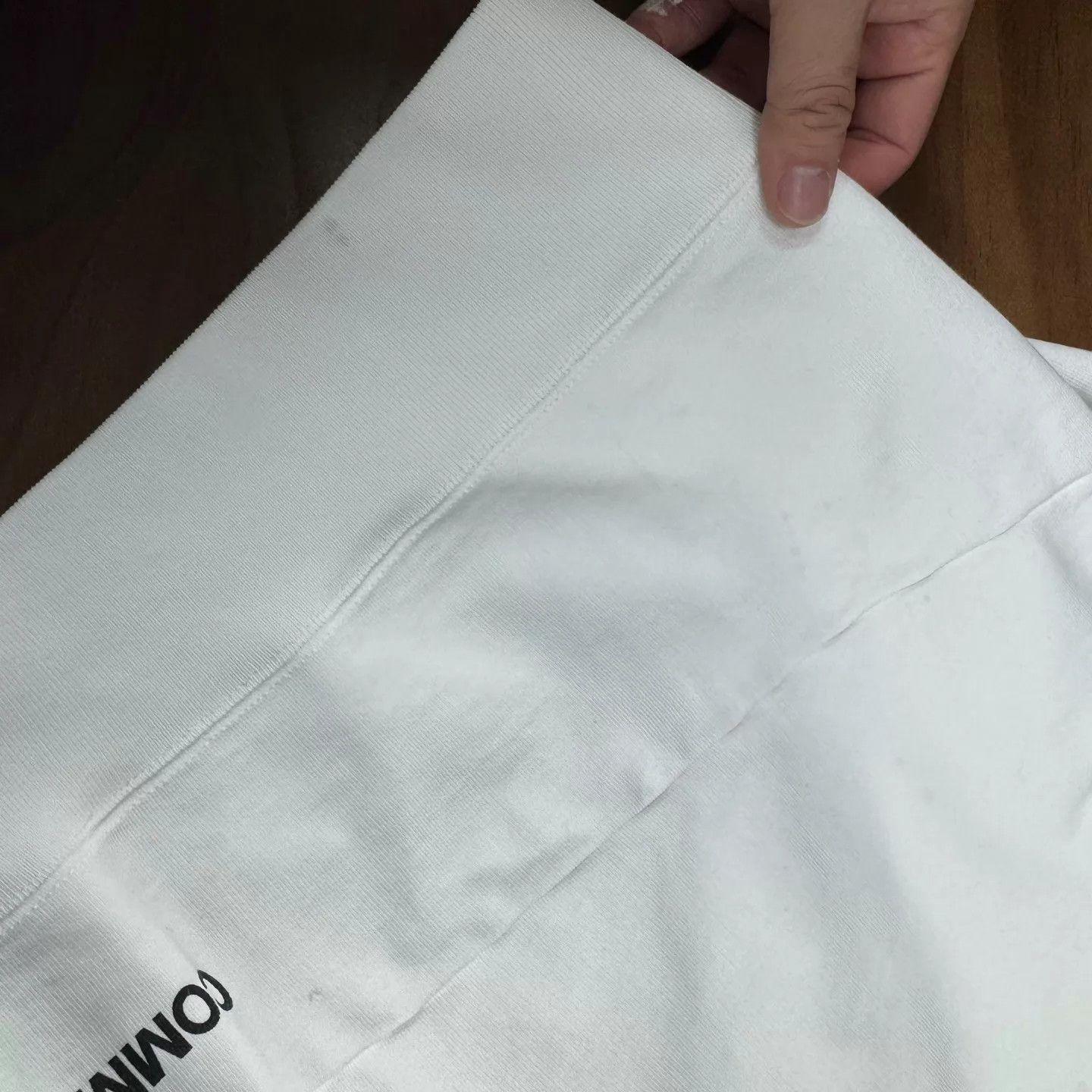 Comme des Garcons Supreme x CDG Misaligned Black & White Hoodie L Size L / US 10 / IT 46 - 4 Thumbnail