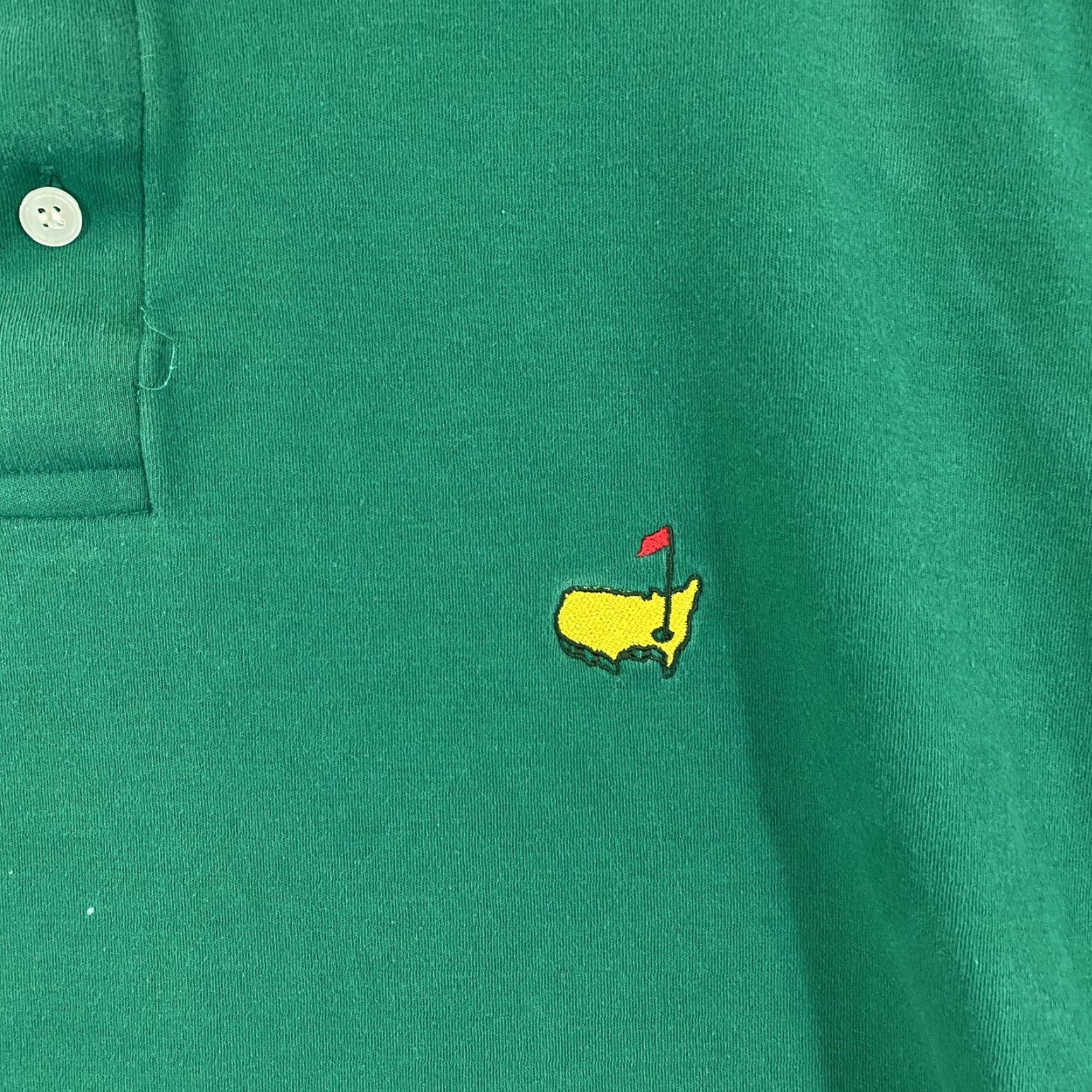 Vintage VINTAGE Slazenger Augusta Polo Shirt Mens XL Green Masters Golf Short Sleeve Shirt Size US XL / EU 56 / 4 - 2 Thumbnail