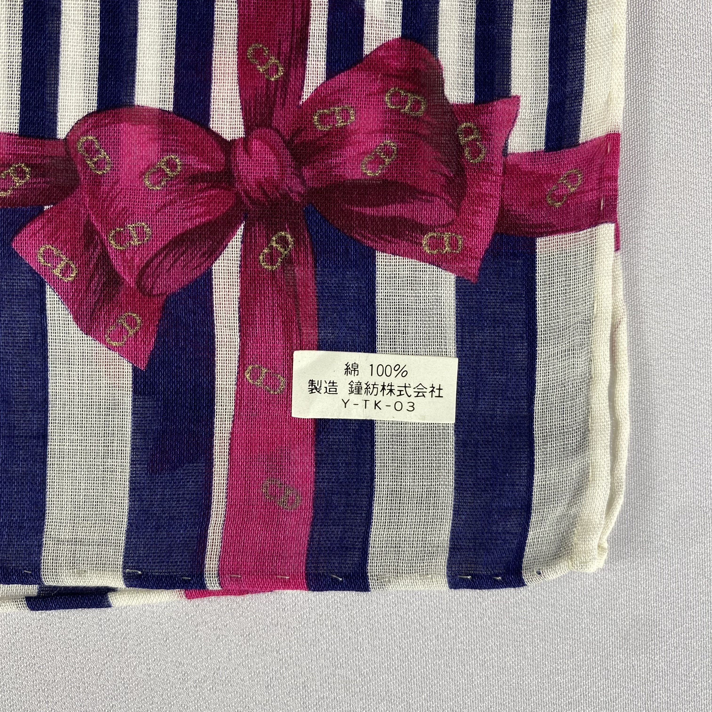 Vintage Christian Dior Monsieur Handkerchief / Neckerchief-P1051 Size ONE SIZE - 5 Thumbnail