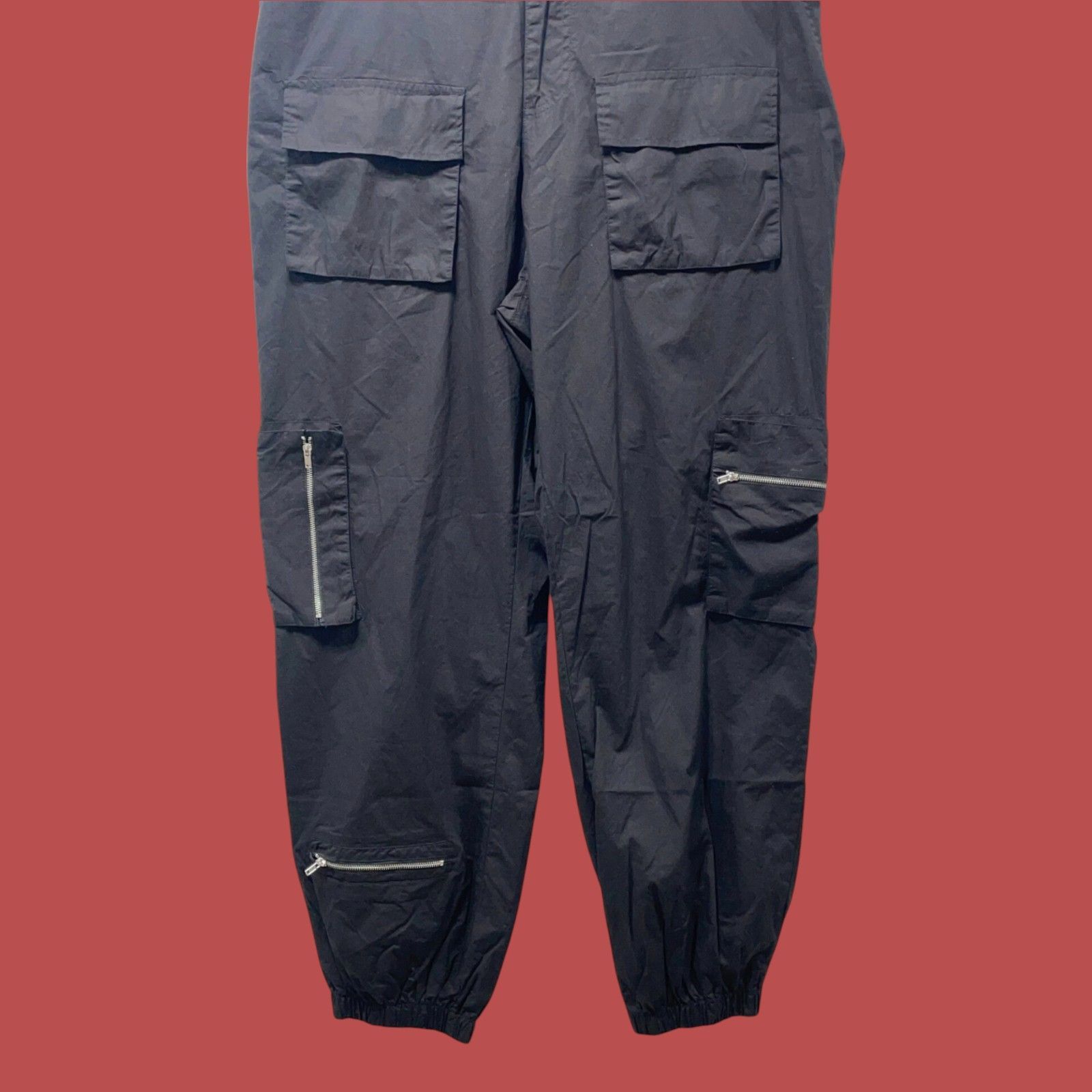 Other Rue + - Women's Cozy Cargo Jogger Pants With Multi Pockets - Size 36" / US 14 / IT 50 - 12 Thumbnail