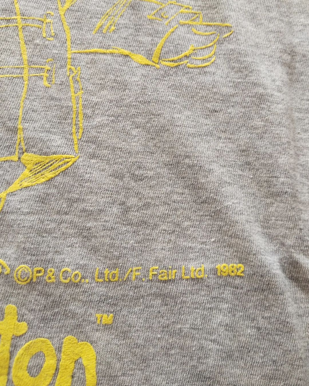 Cartoon Network 1980s Paddington Bear Grey Cartoon Tee Vintage Size S / US 4 / IT 40 - 3 Thumbnail