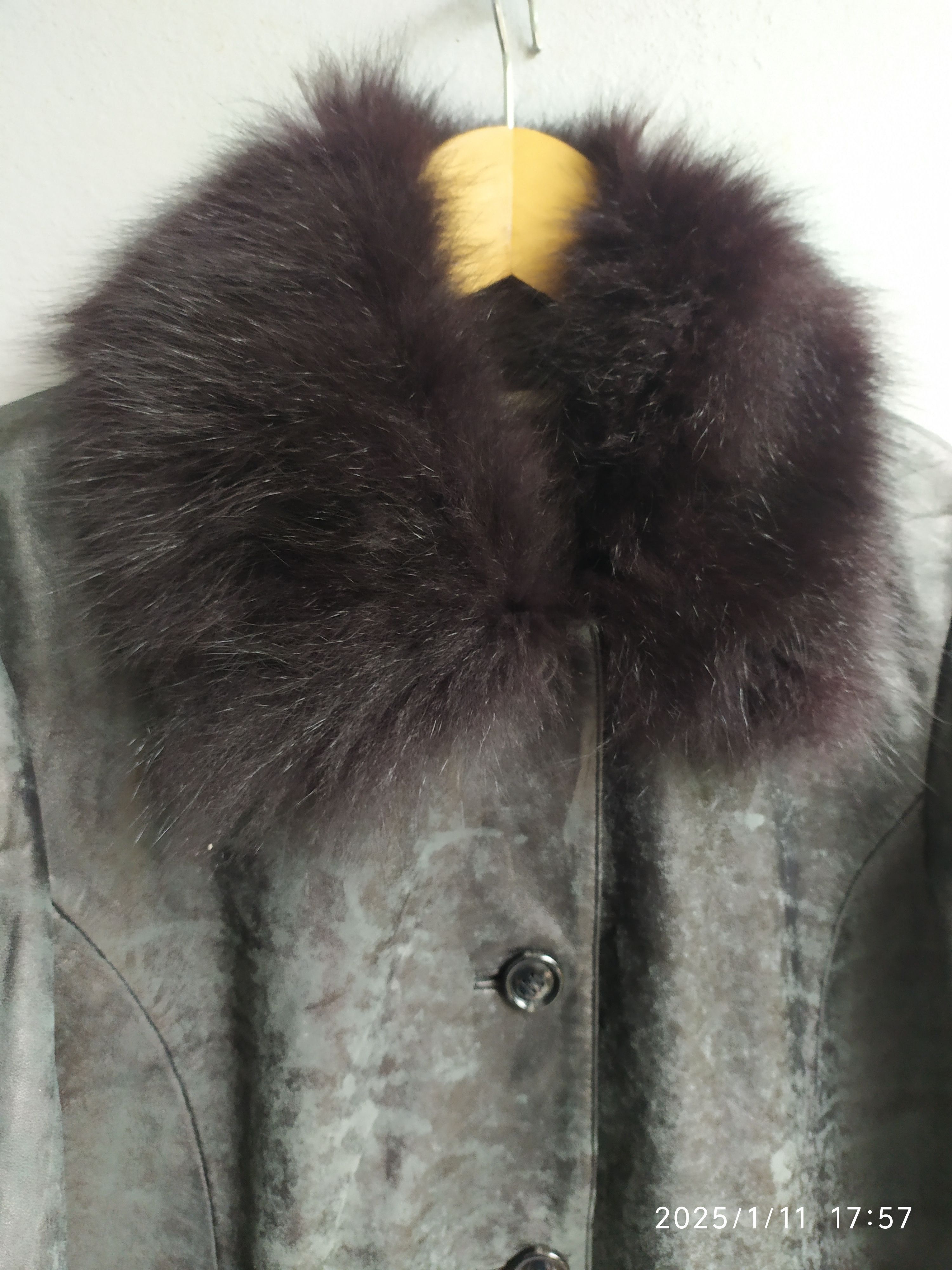 If Six Was Nine × Japanese Brand × Le Grande Bleu (L.G.B.) 2000s Serenella Fur Leather Jacket Size US S / EU 44-46 / 1 - 6 Thumbnail