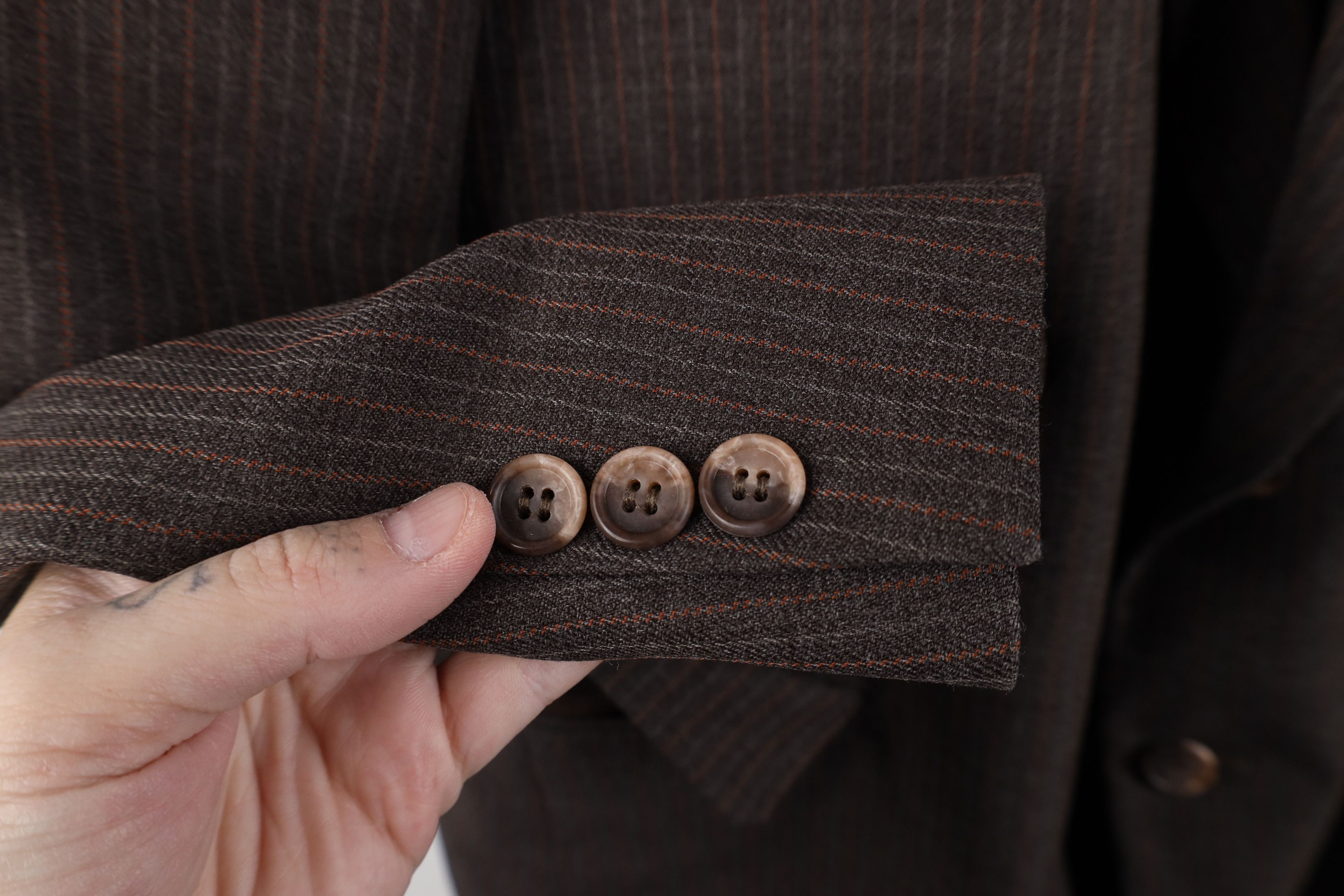 Vintage Vintage 70s Streetwear 2 Piece Suit Coat Blazer Jacket Vest Size US XXL / EU 58 / 5 - 5 Thumbnail