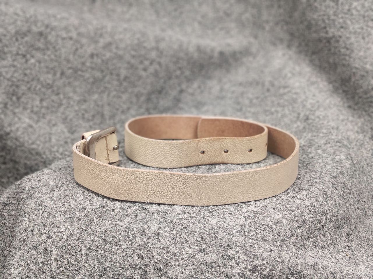 G-Star G Star raw Beige Leather Mini Logo Vintage Style Y2K Belt Size ONE SIZE - 6 Thumbnail