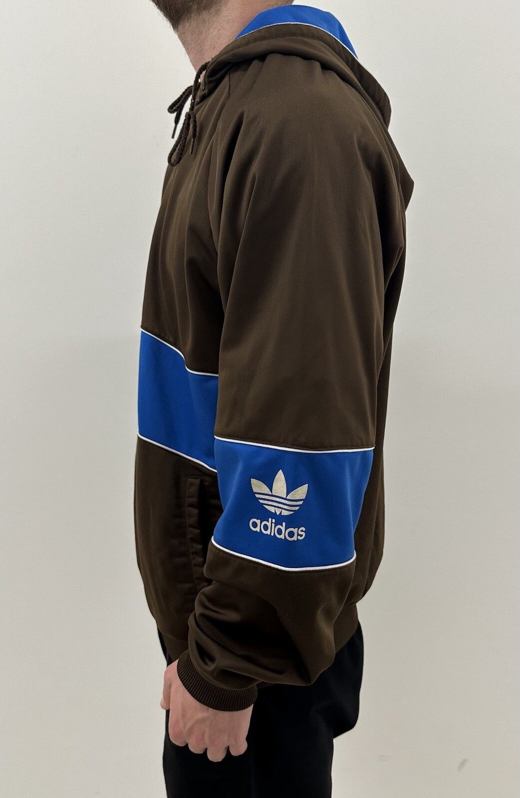 Adidas Vintage 1990s 90s Adidas Zip Hoodie Track Jacket Mens Size US L / EU 52-54 / 3 - 2 Thumbnail