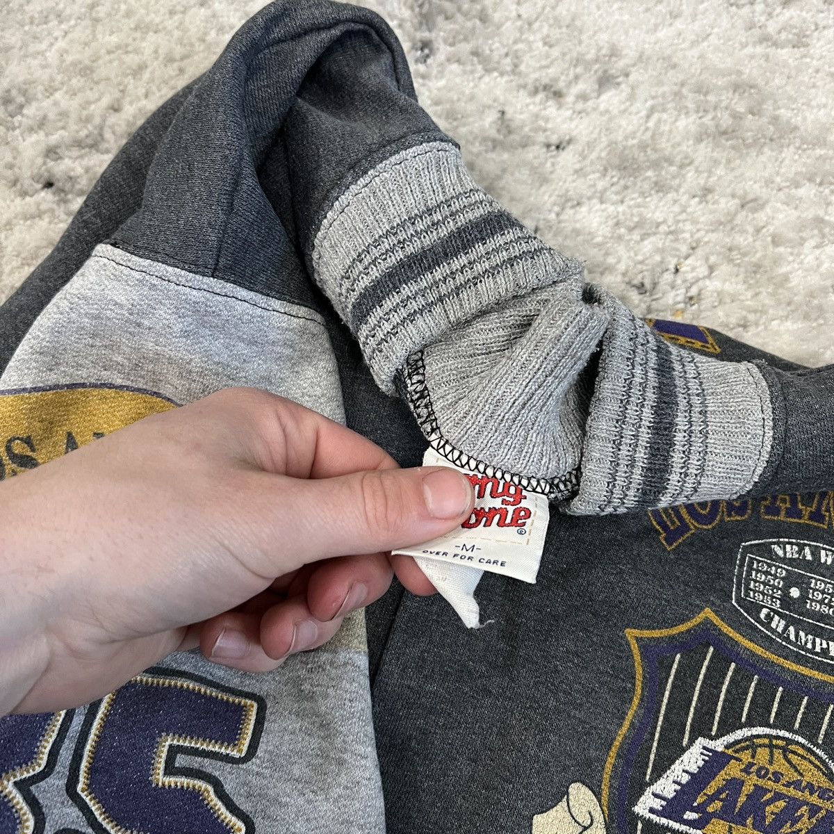NBA × Vintage Crazy Vintage 1992 long gone x NBA Lakers sweatshirt Size US M / EU 48-50 / 2 - 4 Thumbnail