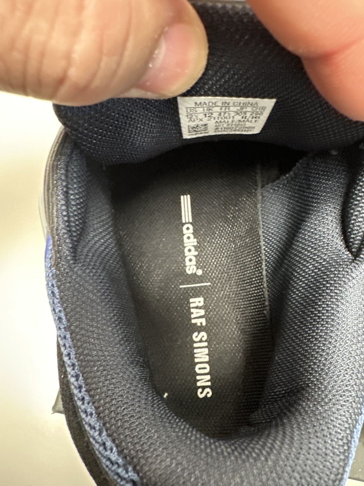 Adidas × Raf Simons Raf Simons ozweego 2 size 12.5 Size US 12.5 / EU 45-46 - 7 Thumbnail