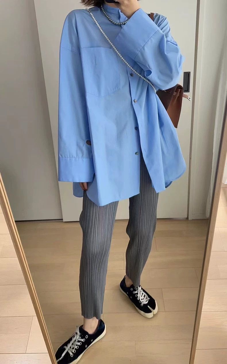 Issey Miyake Issey Miyake size:3 A blue cardigan coat Size XS / US 0-2 / IT 36-38 - 1 Thumbnail