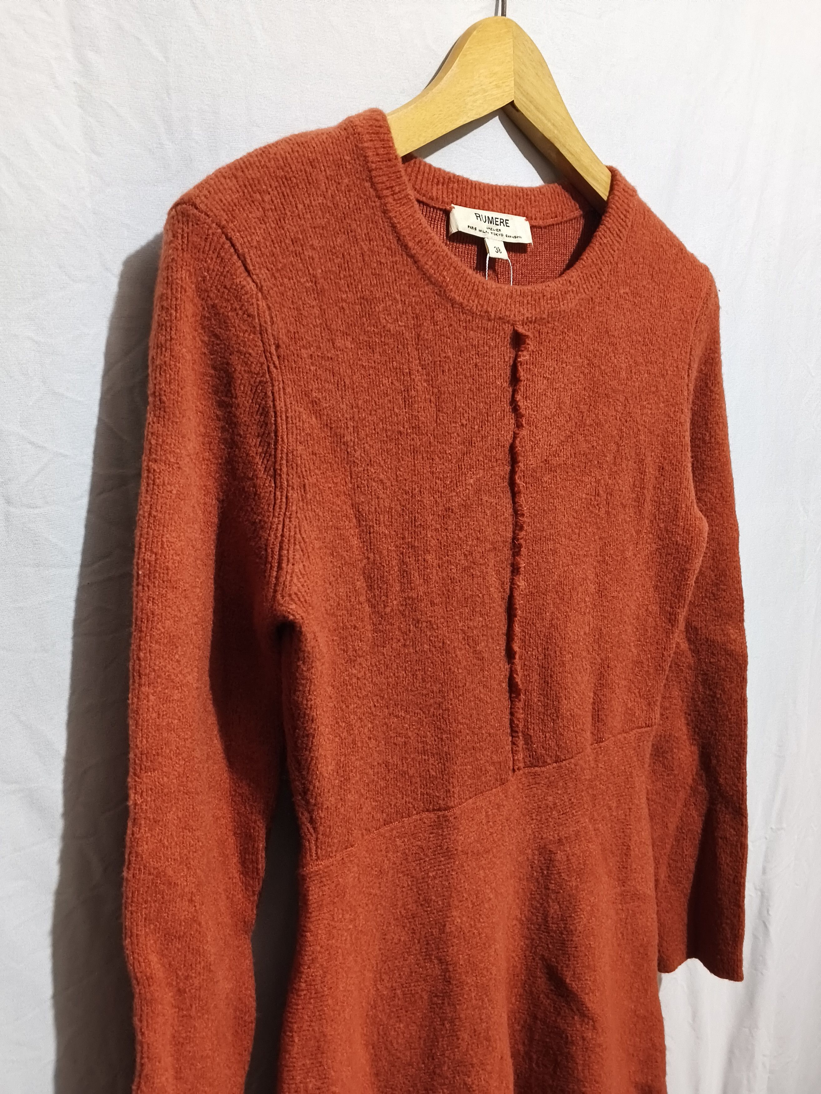 Japanese Brand Rumere Atelier Wool dresses Size XS / US 0-2 / IT 36-38 - 9 Thumbnail
