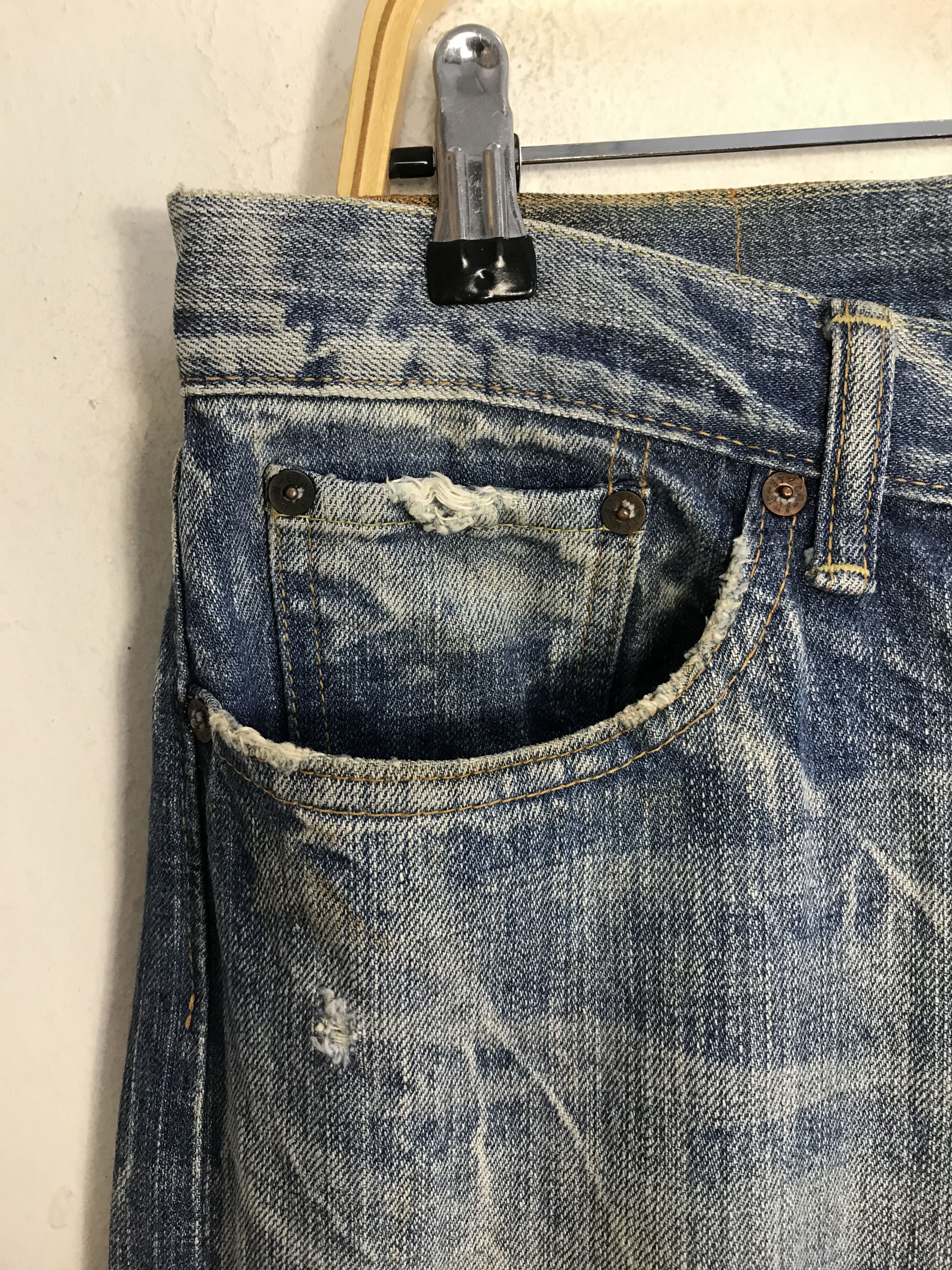 Eternal × Japanese Brand × Vintage Vintage Eternal Distressed Denim Jeans Size US 35 - 6 Thumbnail