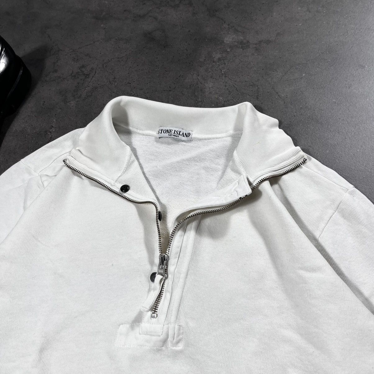 Stone Island Vintage 00s Stone Island Halfzip Sweater Sweatshirt Casual Size US L / EU 52-54 / 3 - 9 Thumbnail